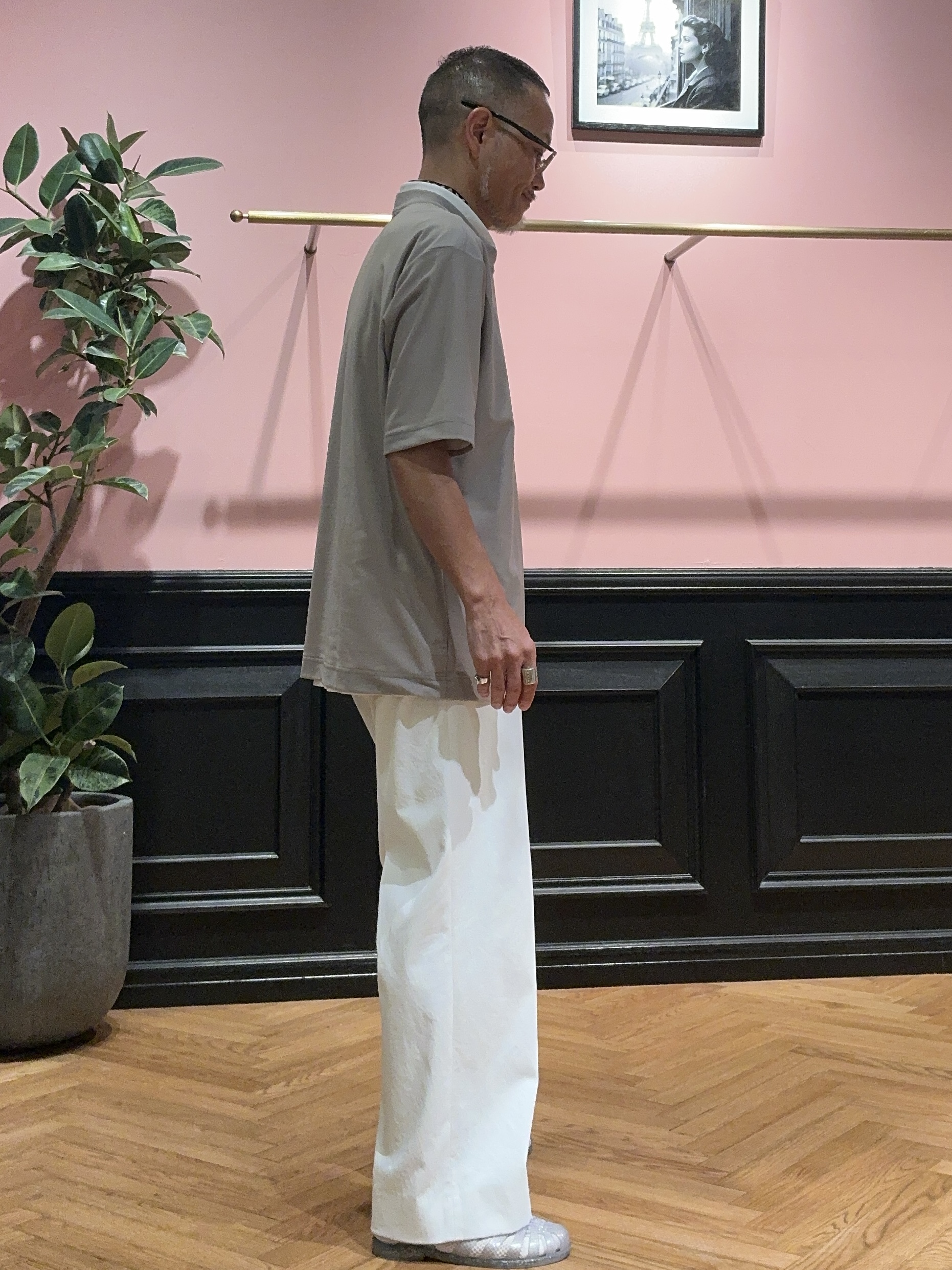torigoeさんの「DRESSTERIOR｜【接触冷感/UVカット/ウォッシャブル】AIRTOOL クルーネックTシャツ」を使ったコーディネート