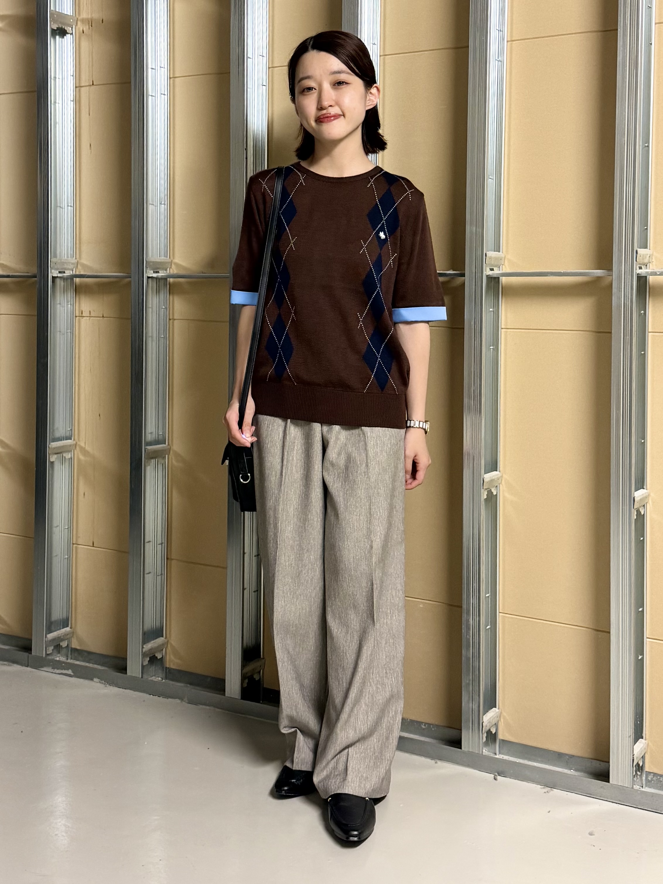sahoさんの「THE SHOP TK｜【静電防止】セミワイドパンツ」を使ったコーディネート