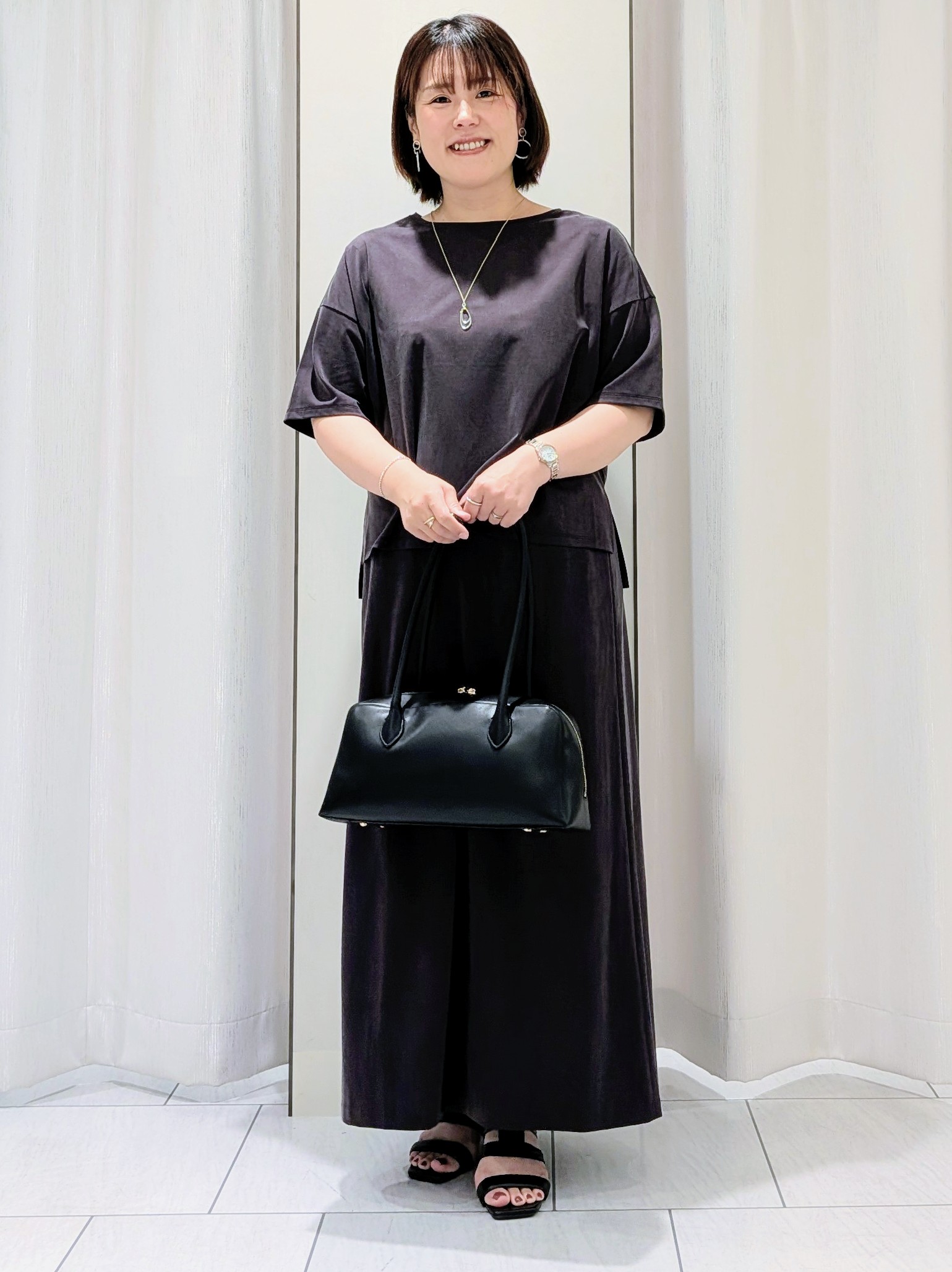 Onumaさんの「UNTITLED｜【セットアップ可/接触冷感】ヴィンテージライクプルオーバー」を使ったコーディネート