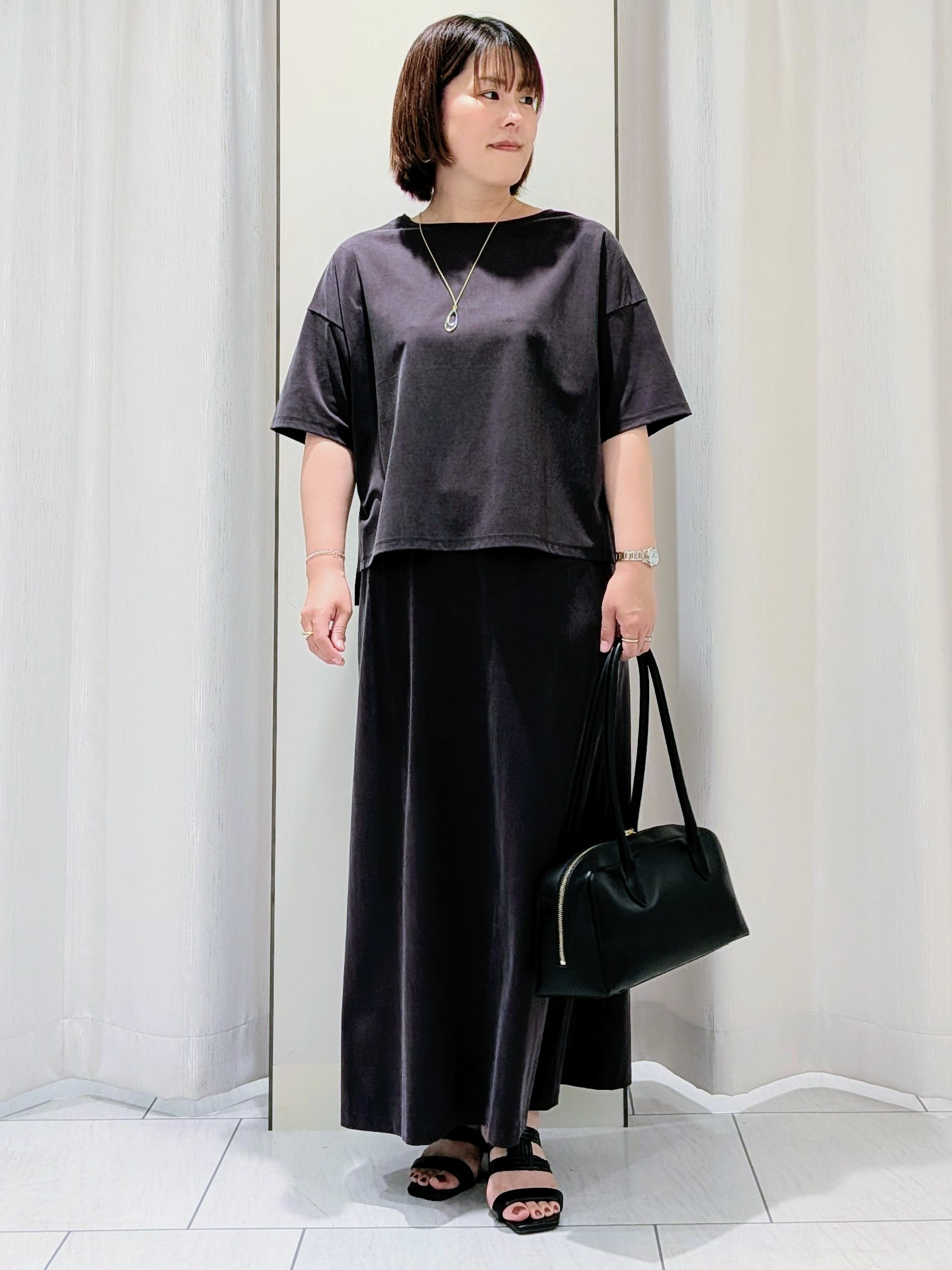 Onumaさんの「UNTITLED｜【セットアップ可/接触冷感】ヴィンテージライクプルオーバー」を使ったコーディネート