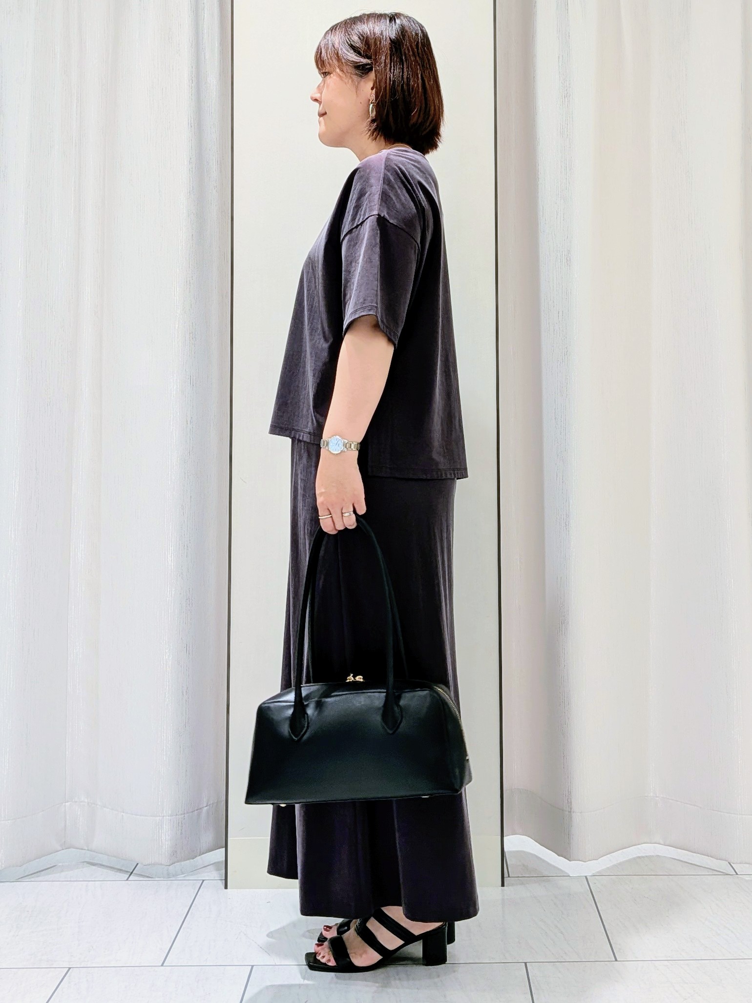 Onumaさんの「UNTITLED｜【セットアップ可/接触冷感】ヴィンテージライクプルオーバー」を使ったコーディネート