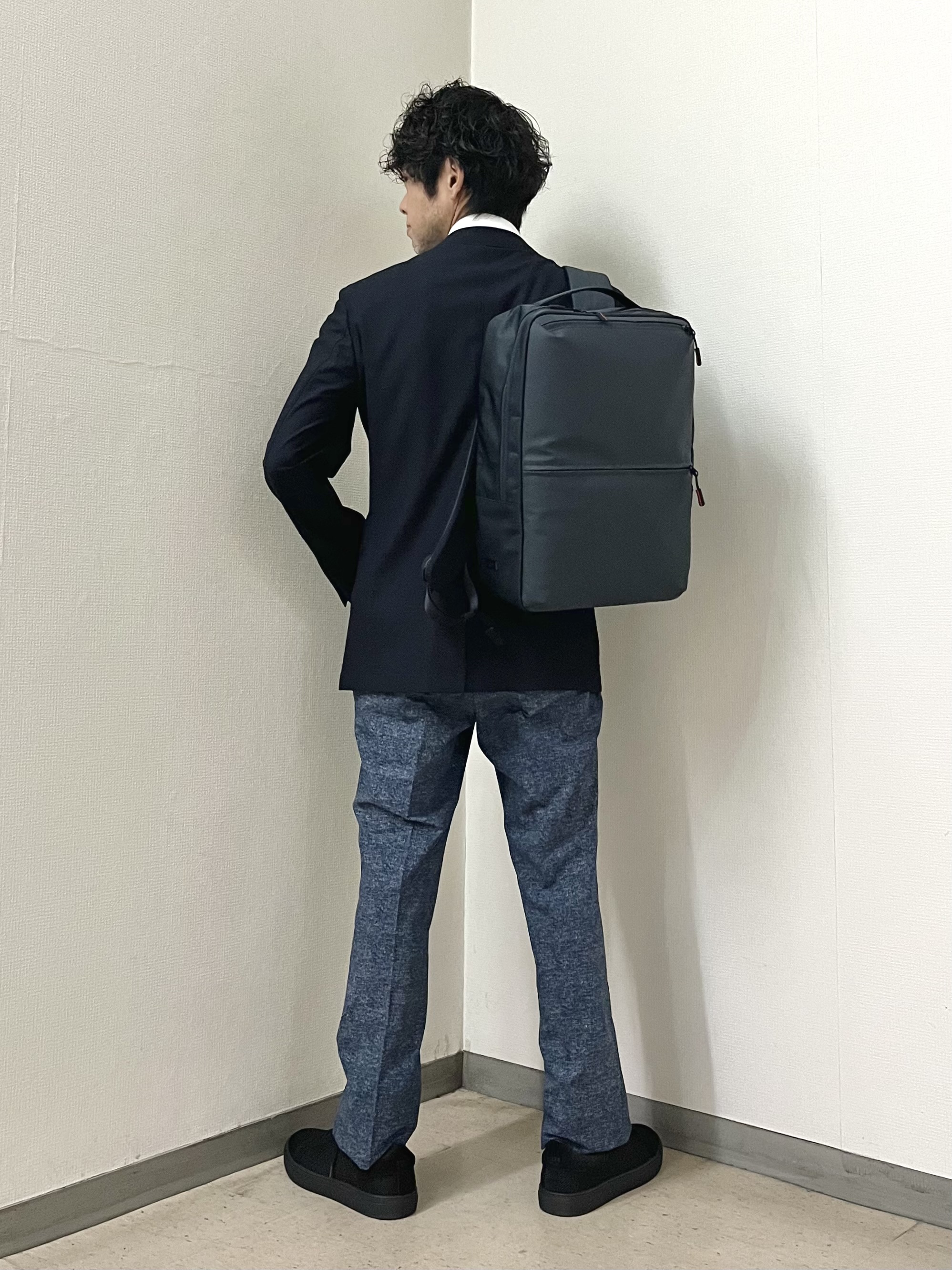 URAさんの「TAKEO KIKUCHI｜【抗菌防臭】CALCULO（R）ジャージ ジャケット」を使ったコーディネート