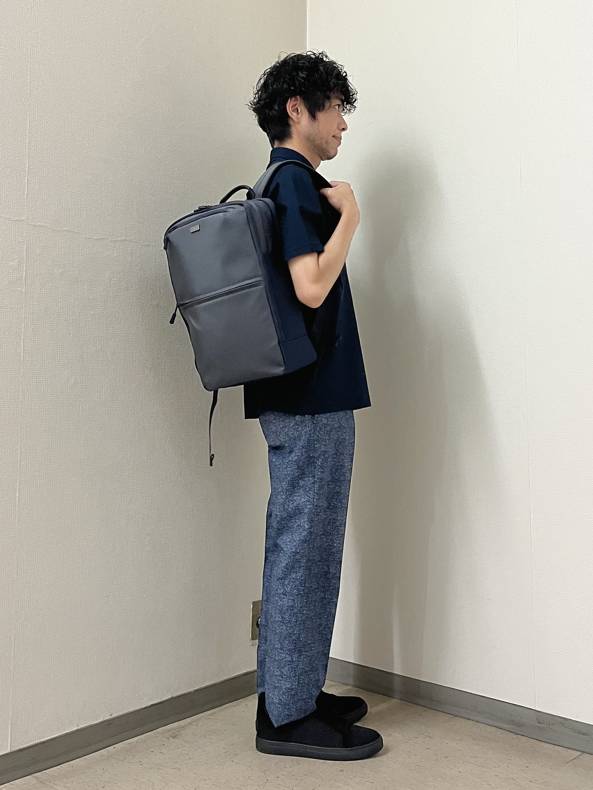 URAさんの「TAKEO KIKUCHI｜【通気性】AIR TOOL ポロシャツ」を使ったコーディネート