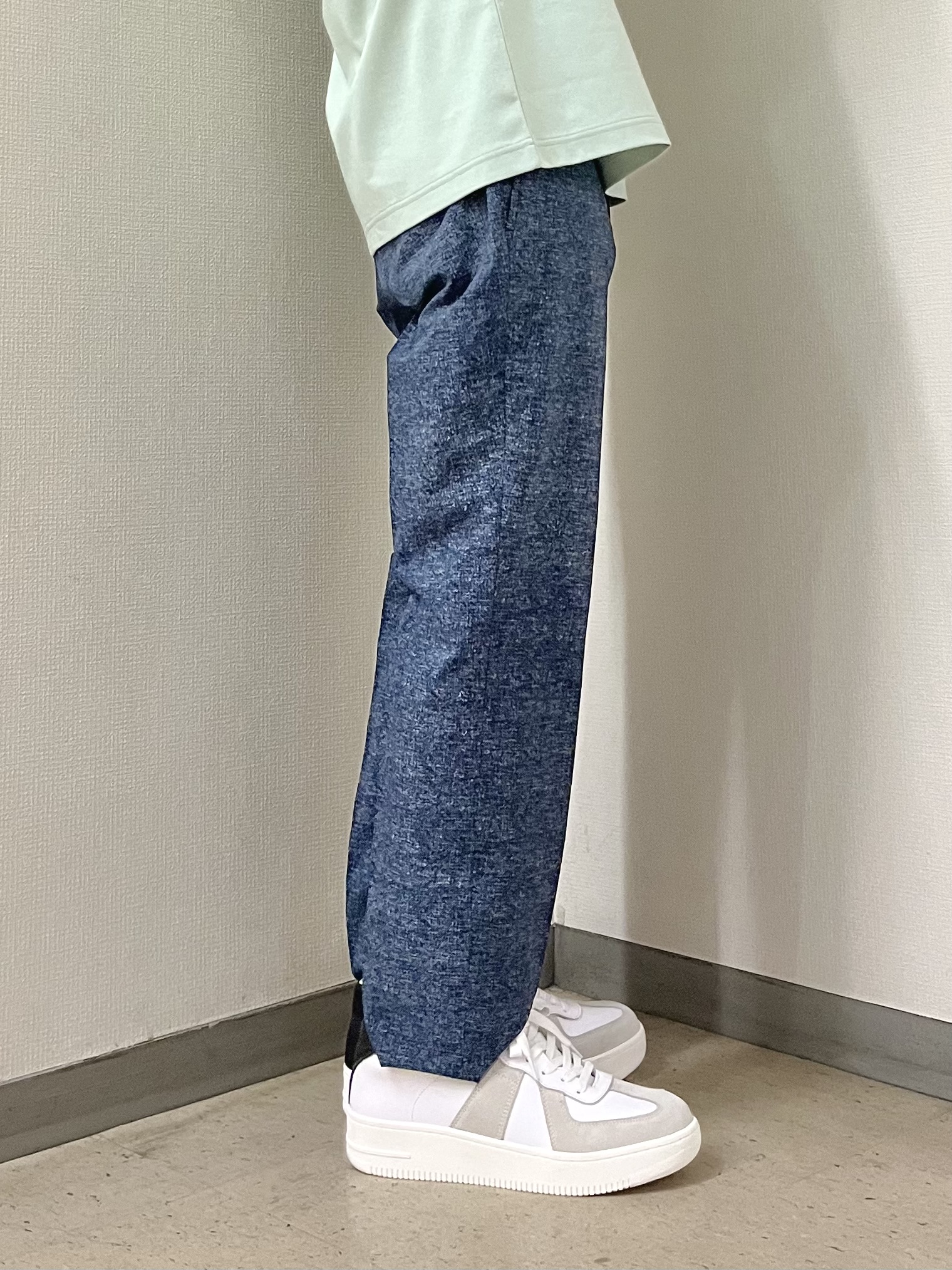 URAさんの「TAKEO KIKUCHI｜【抗菌防臭】COOL DOTS（R）ドビープリント ジャケット」を使ったコーディネート
