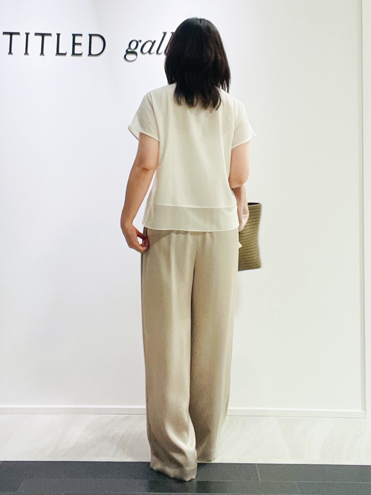 めいさんの「UNTITLED｜【重ね着でおしゃれ見え】裾シアードッキングプルオーバー」を使ったコーディネート
