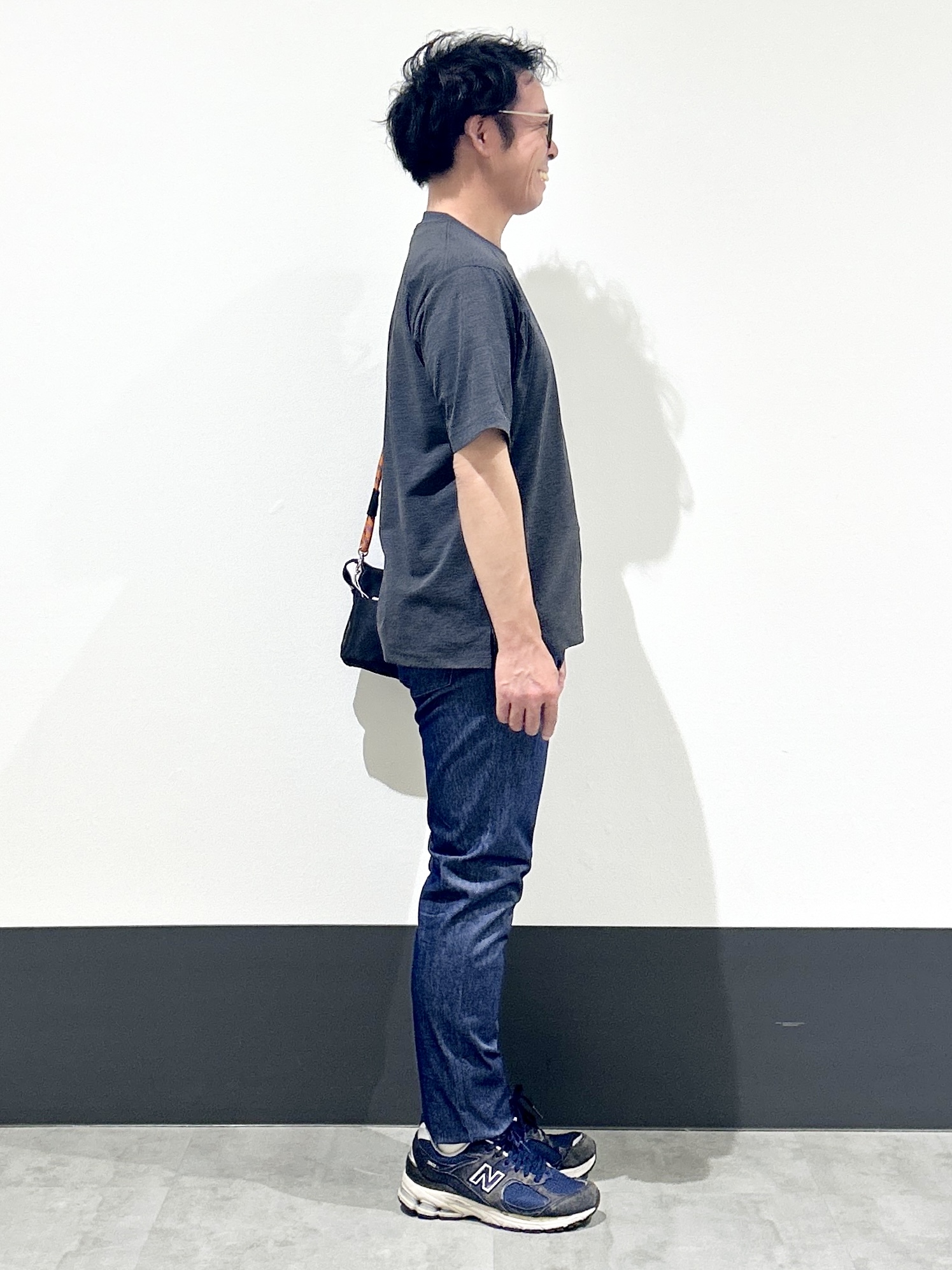 KENJI Iさんの「THE SHOP TK｜【新色追加＆再入荷!!】【接触冷感/吸水速乾/UVカット/透け防止/遮熱】BO-NO TEE/ボーノ」を使ったコーディネート