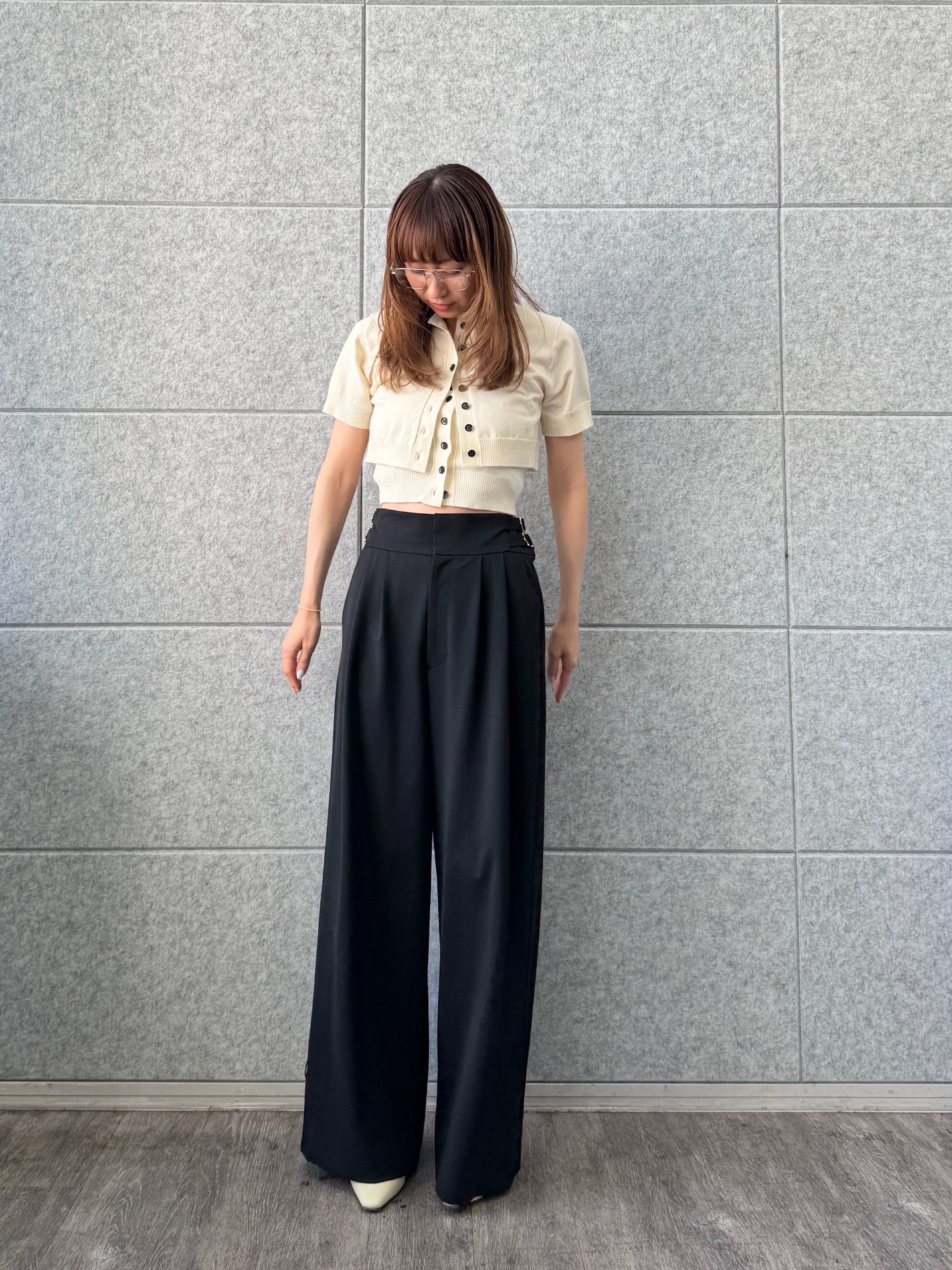 designer yukaさんの「CODE A｜bound edge pants」を使ったコーディネート