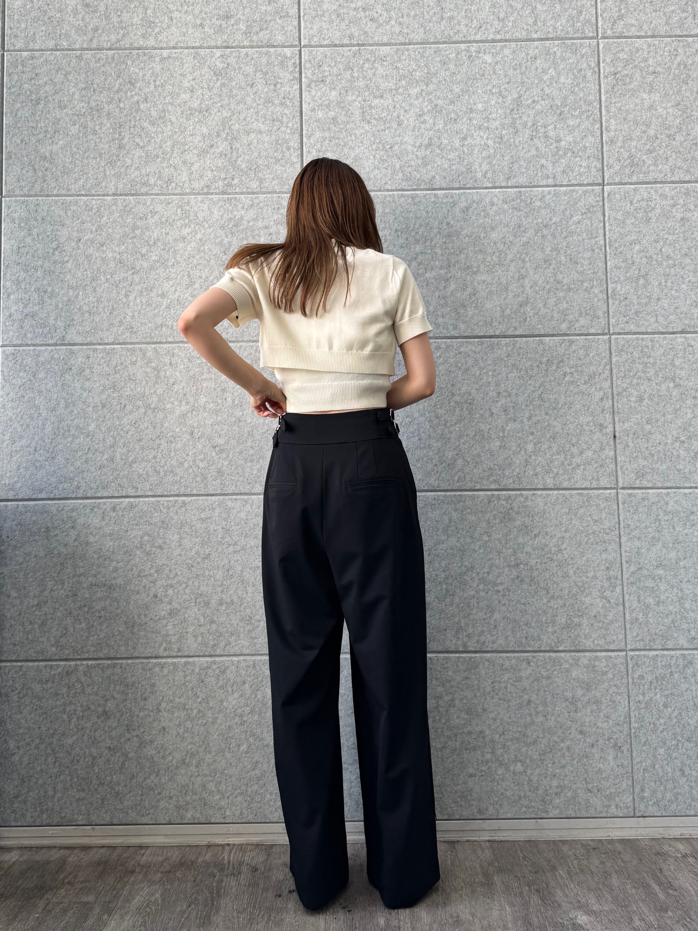 designer yukaさんの「CODE A｜bound edge pants」を使ったコーディネート