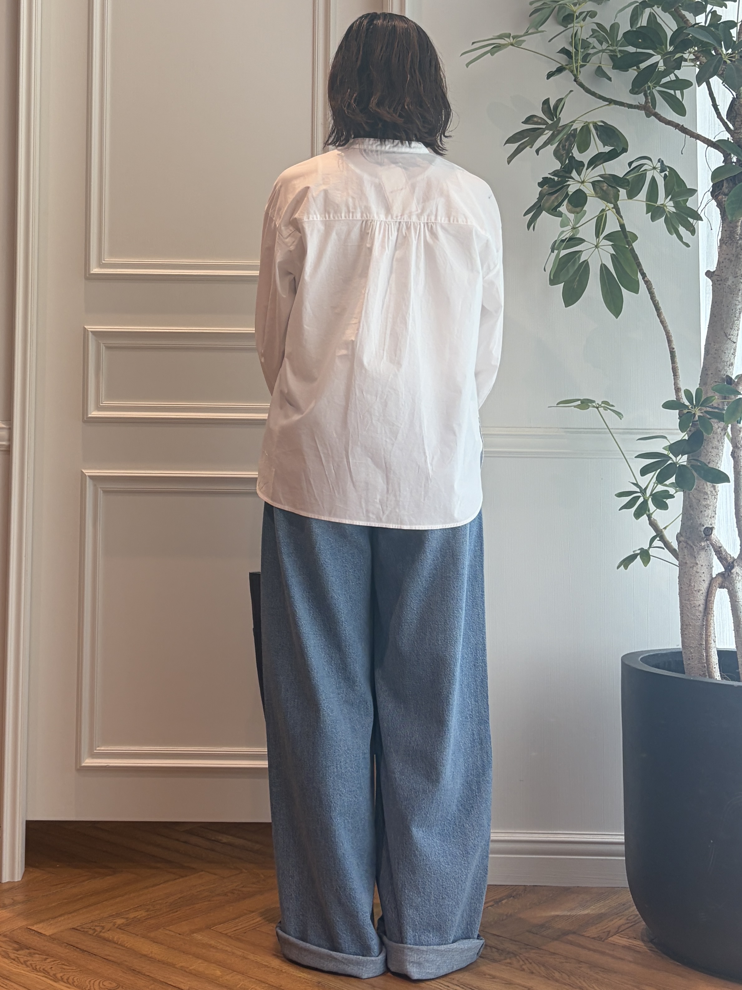 nakaoさんの「DRESSTERIOR｜エンブロイダリースリーブ ブラウス」を使ったコーディネート