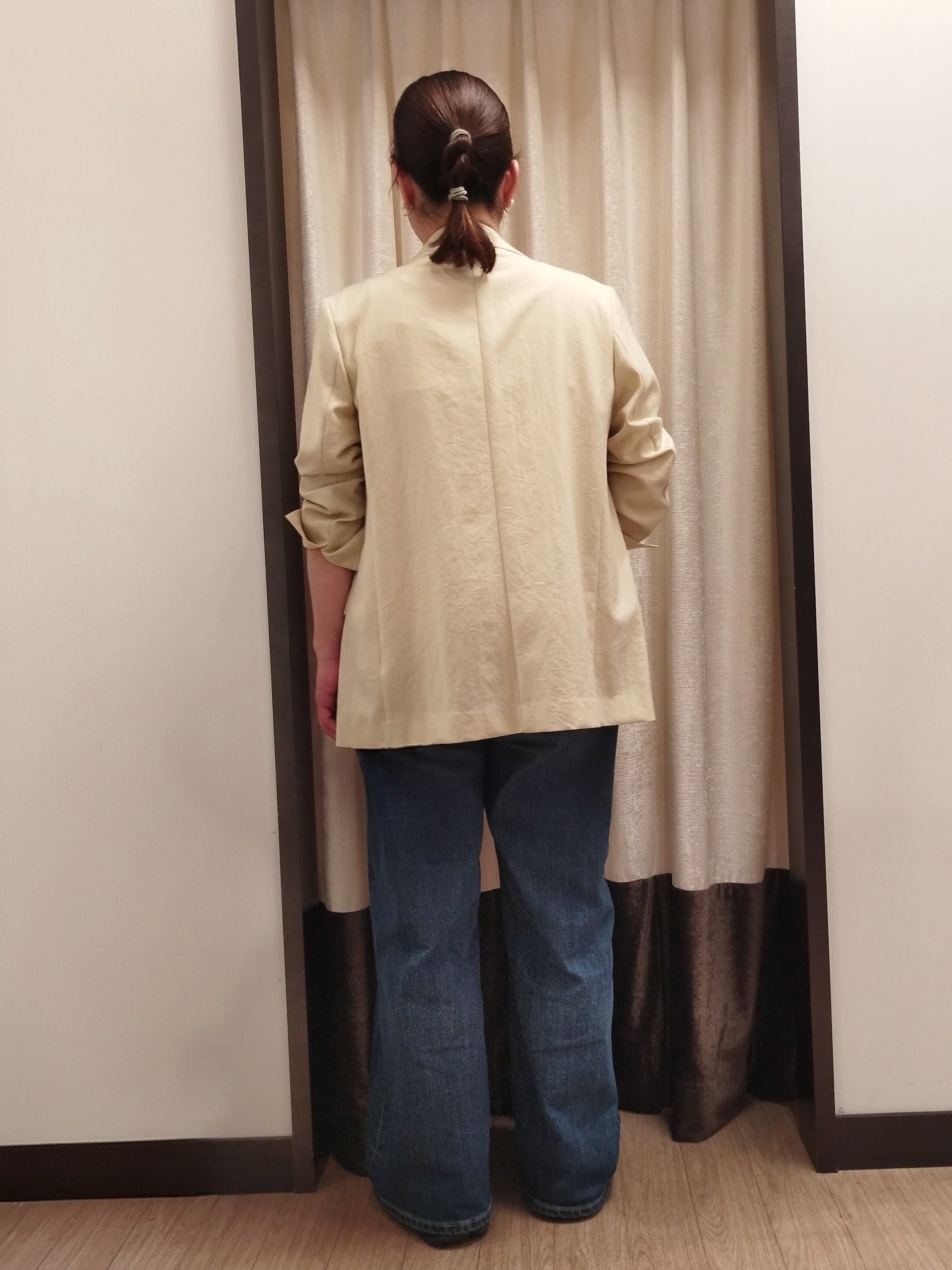 junさんの「Reflect｜コットンリネンテーラードジャケット」を使ったコーディネート