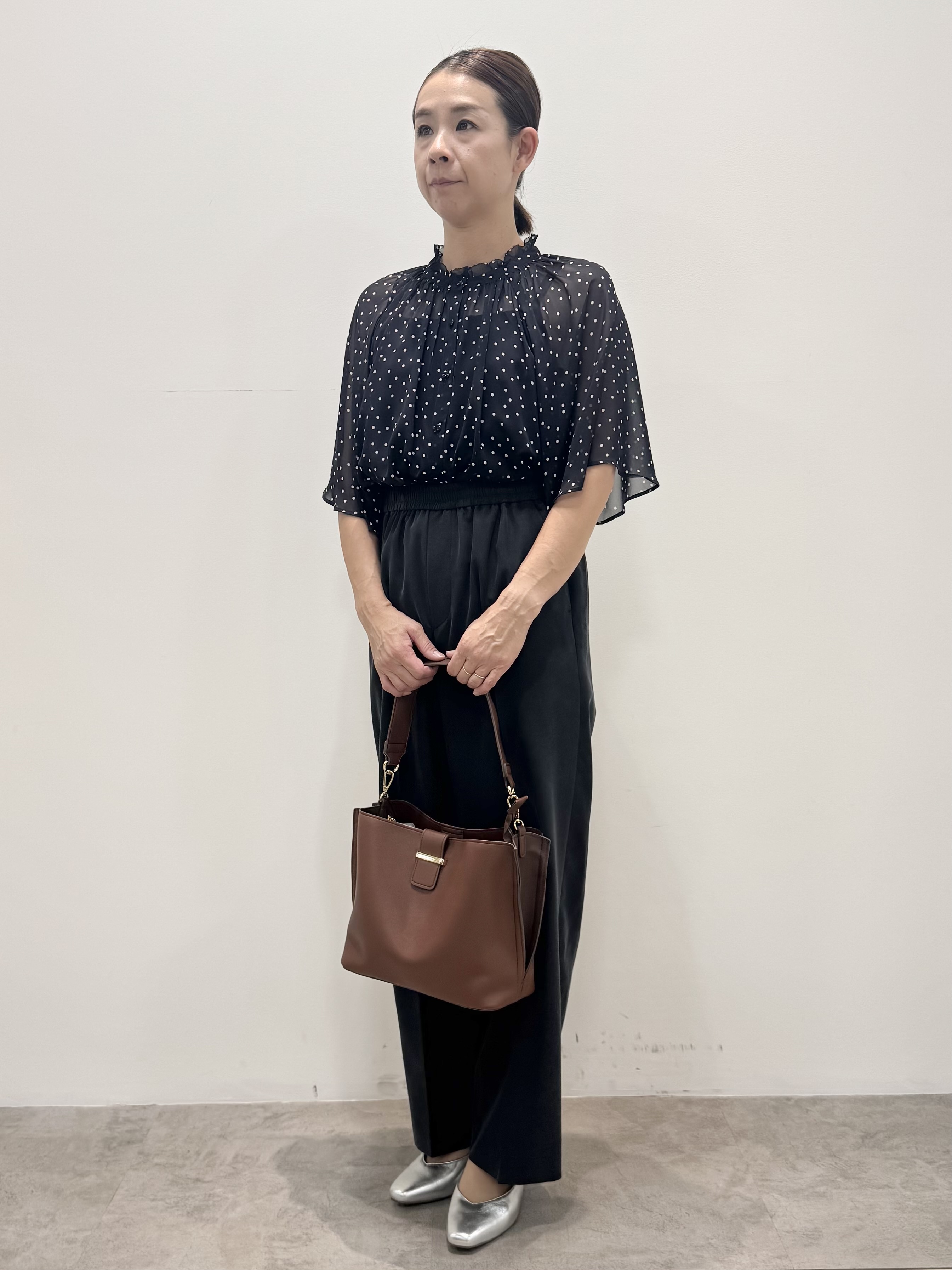 koyaさんの「Reflect｜【手洗い可】センタープレスワイドパンツ」を使ったコーディネート