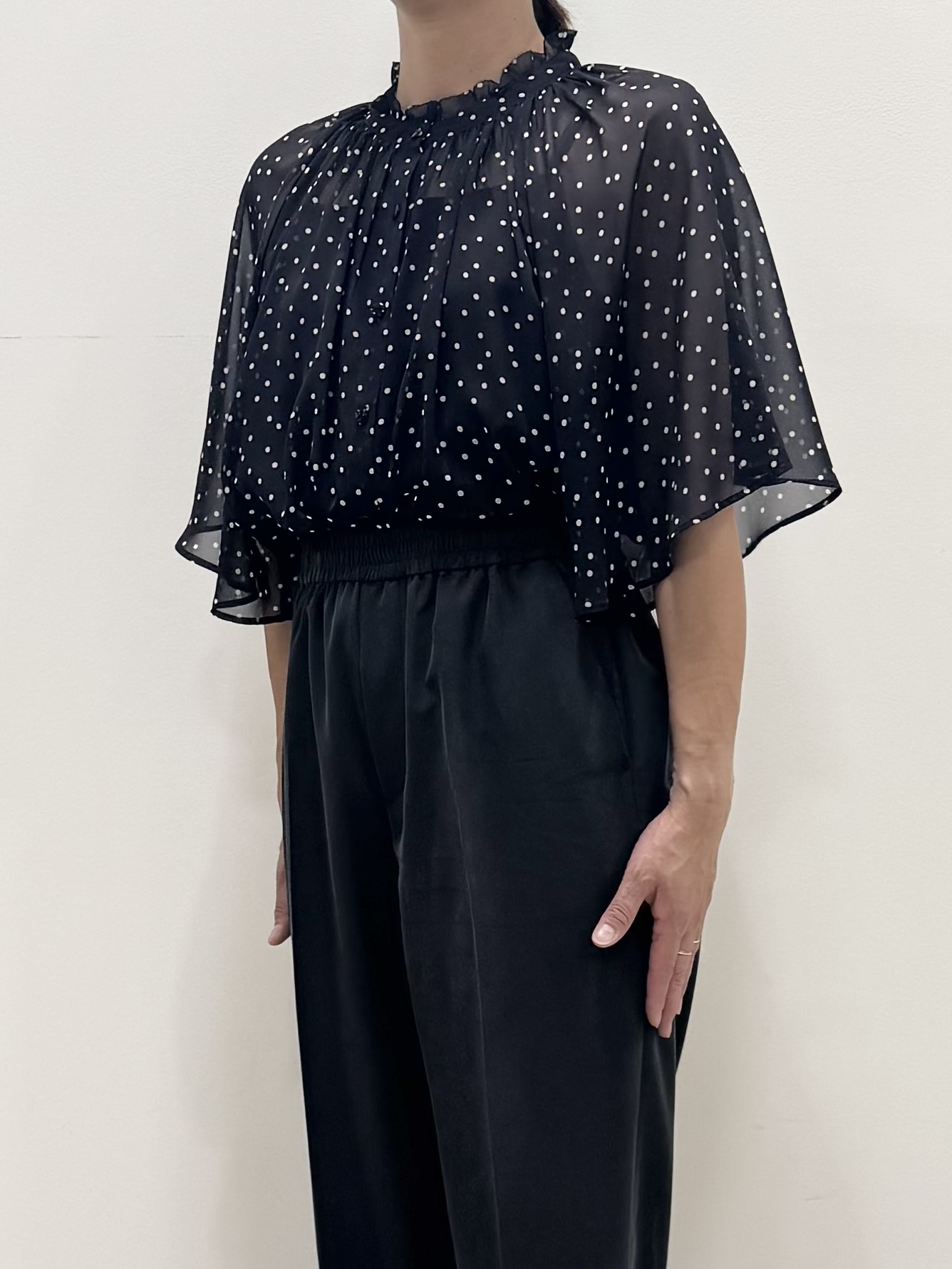 koyaさんの「Reflect｜【手洗い可】センタープレスワイドパンツ」を使ったコーディネート