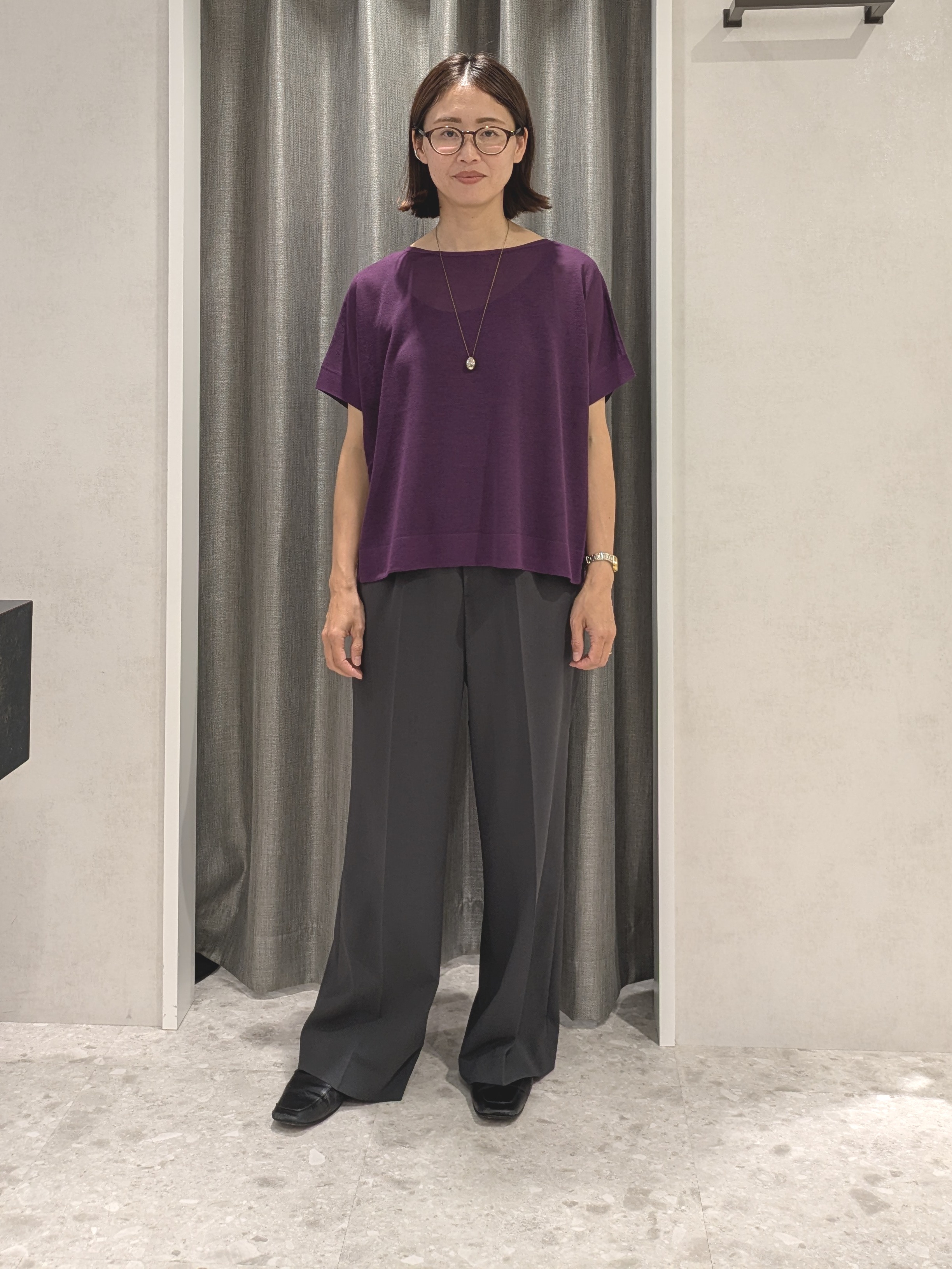 yukariさんの「UNTITLED｜【アンサンブル可】前後2WAYカーディガン」を使ったコーディネート