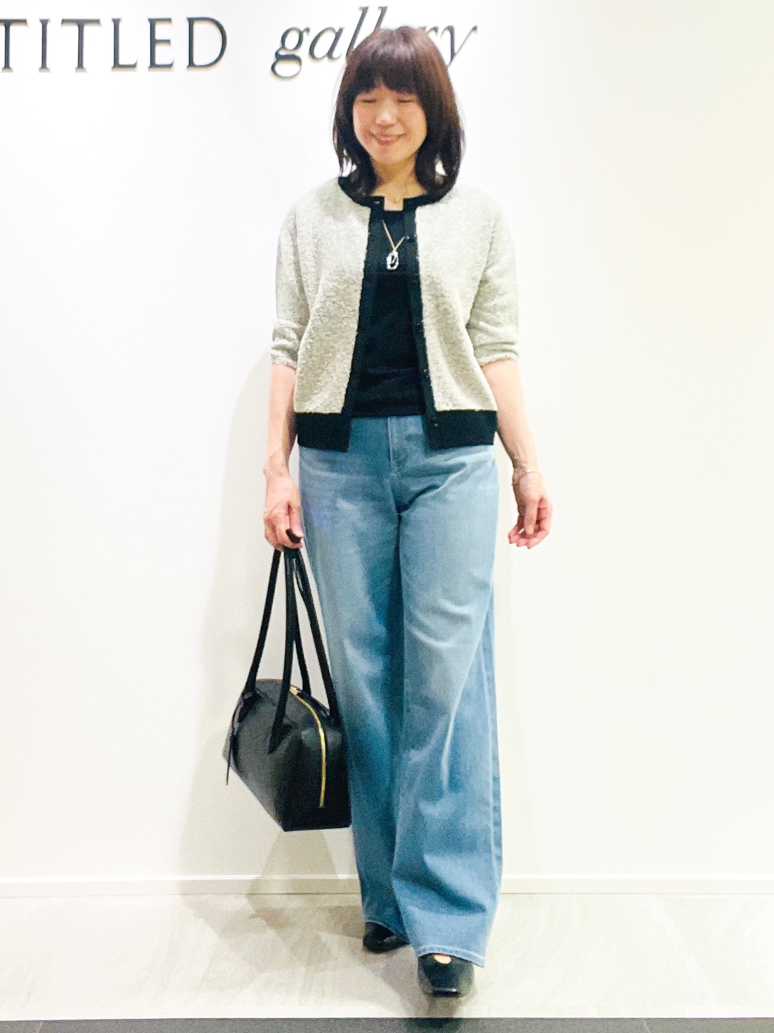 めいさんの「UNTITLED｜【前後2WAY】コットン混カールプルオーバー」を使ったコーディネート