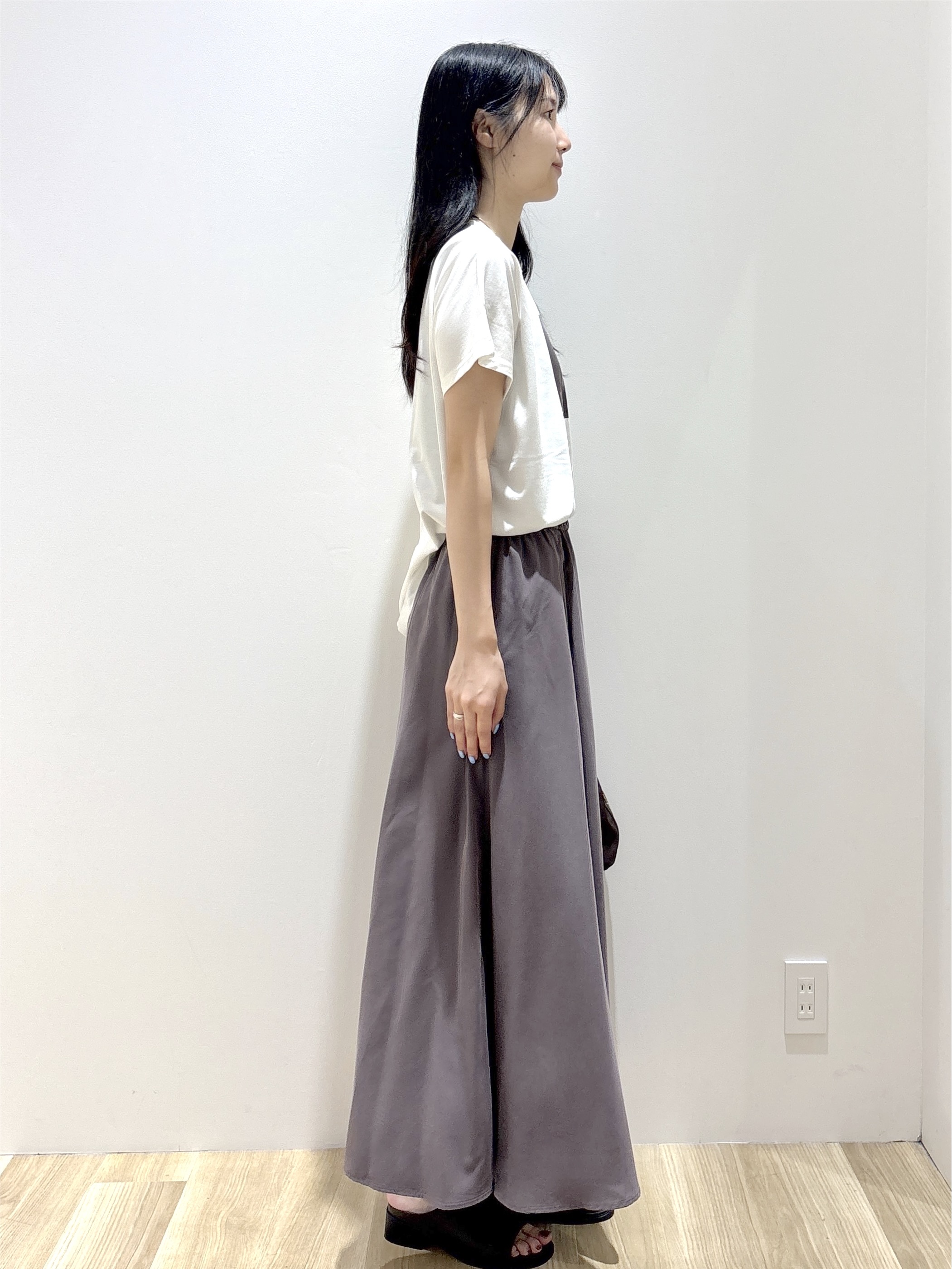 sachikoさんの「OPAQUE.CLIP｜フォトプリントTシャツ【洗濯機OK】」を使ったコーディネート