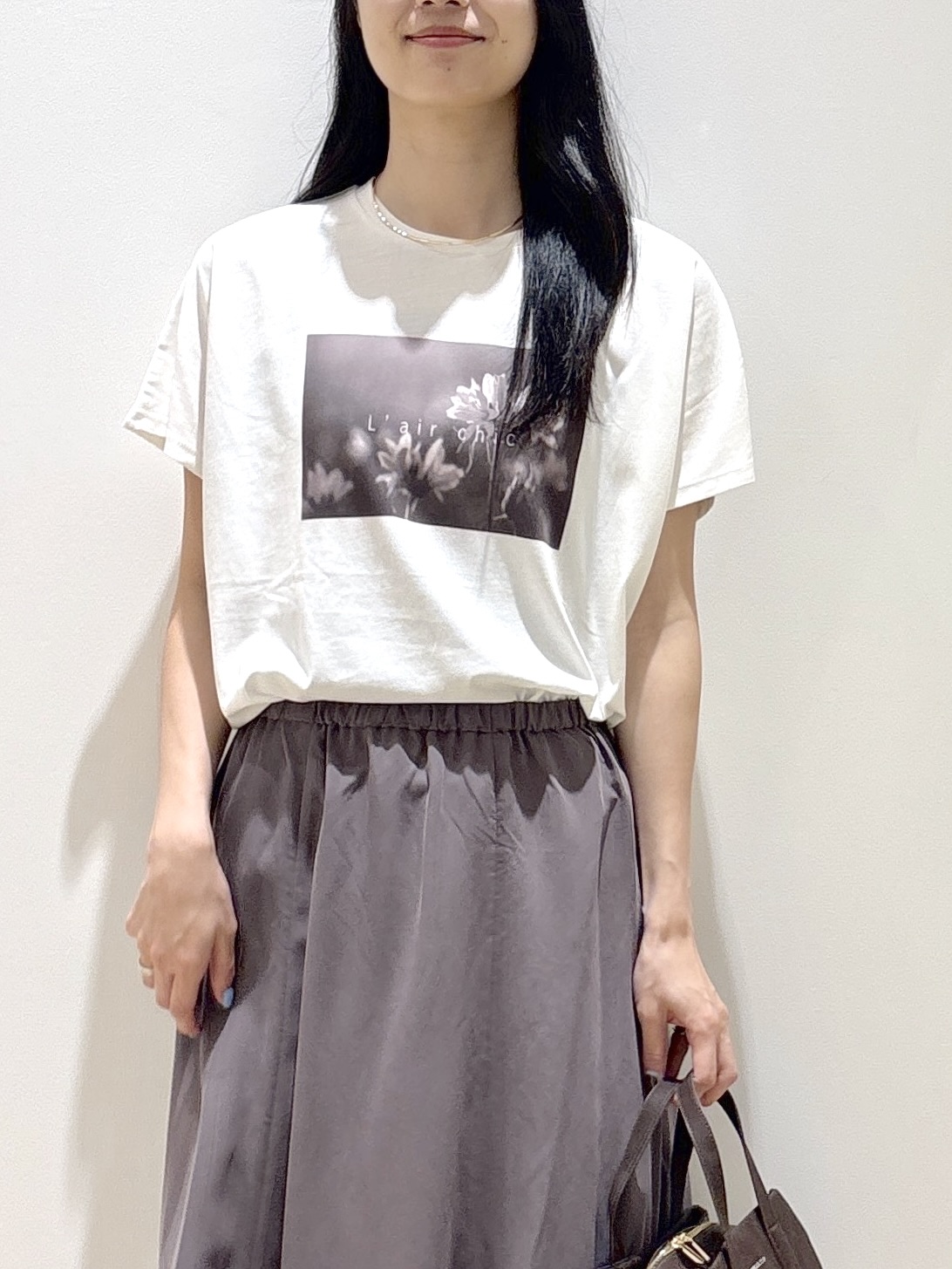 sachikoさんの「OPAQUE.CLIP｜フォトプリントTシャツ【洗濯機OK】」を使ったコーディネート