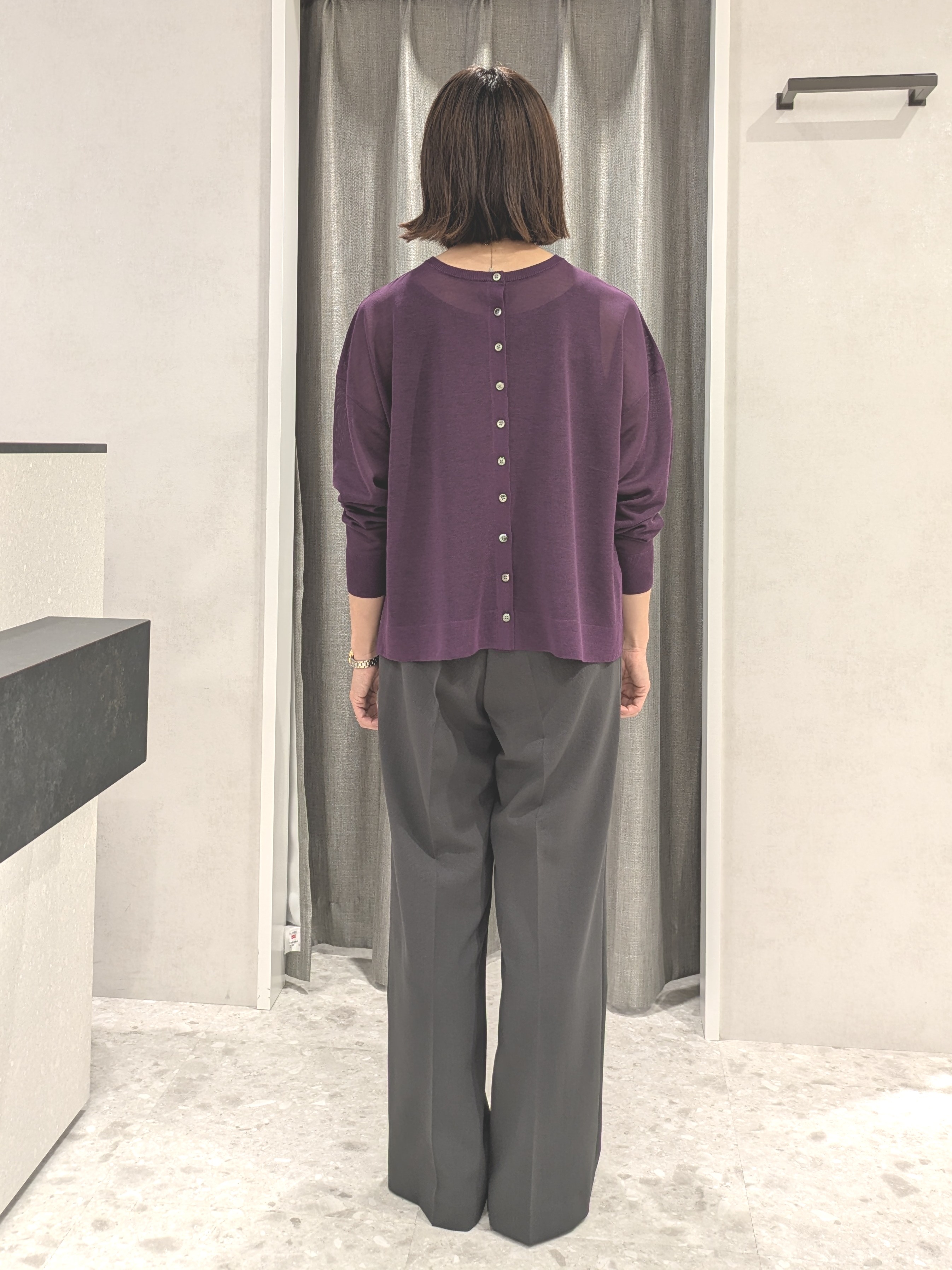 yukariさんの「UNTITLED｜【アンサンブル可】前後2WAYカーディガン」を使ったコーディネート