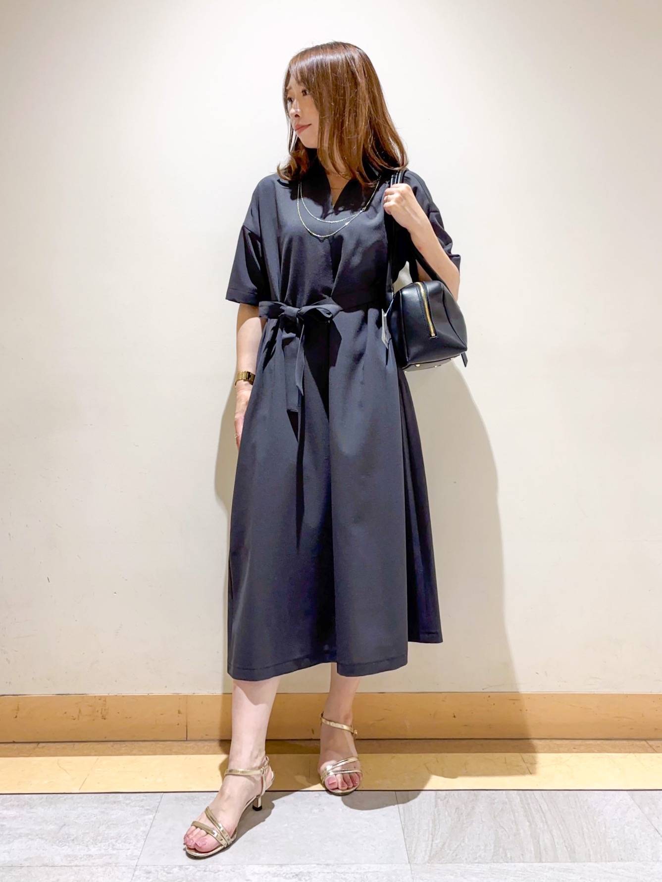 sattoさんの「UNTITLED｜【UVカット/接触冷感/通気性】エアリークールワンピース」を使ったコーディネート