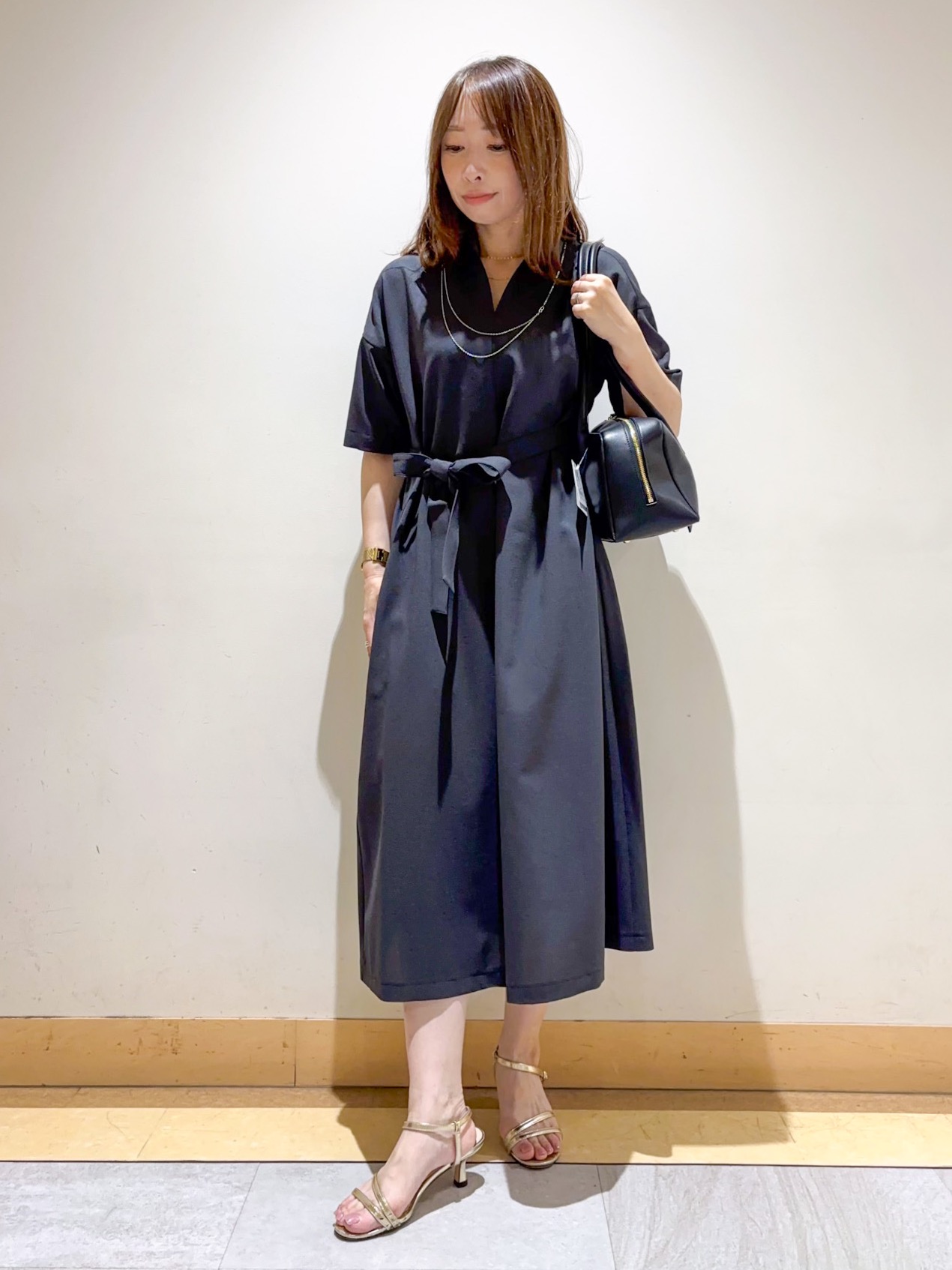sattoさんの「UNTITLED｜【UVカット/接触冷感/通気性】エアリークールワンピース」を使ったコーディネート