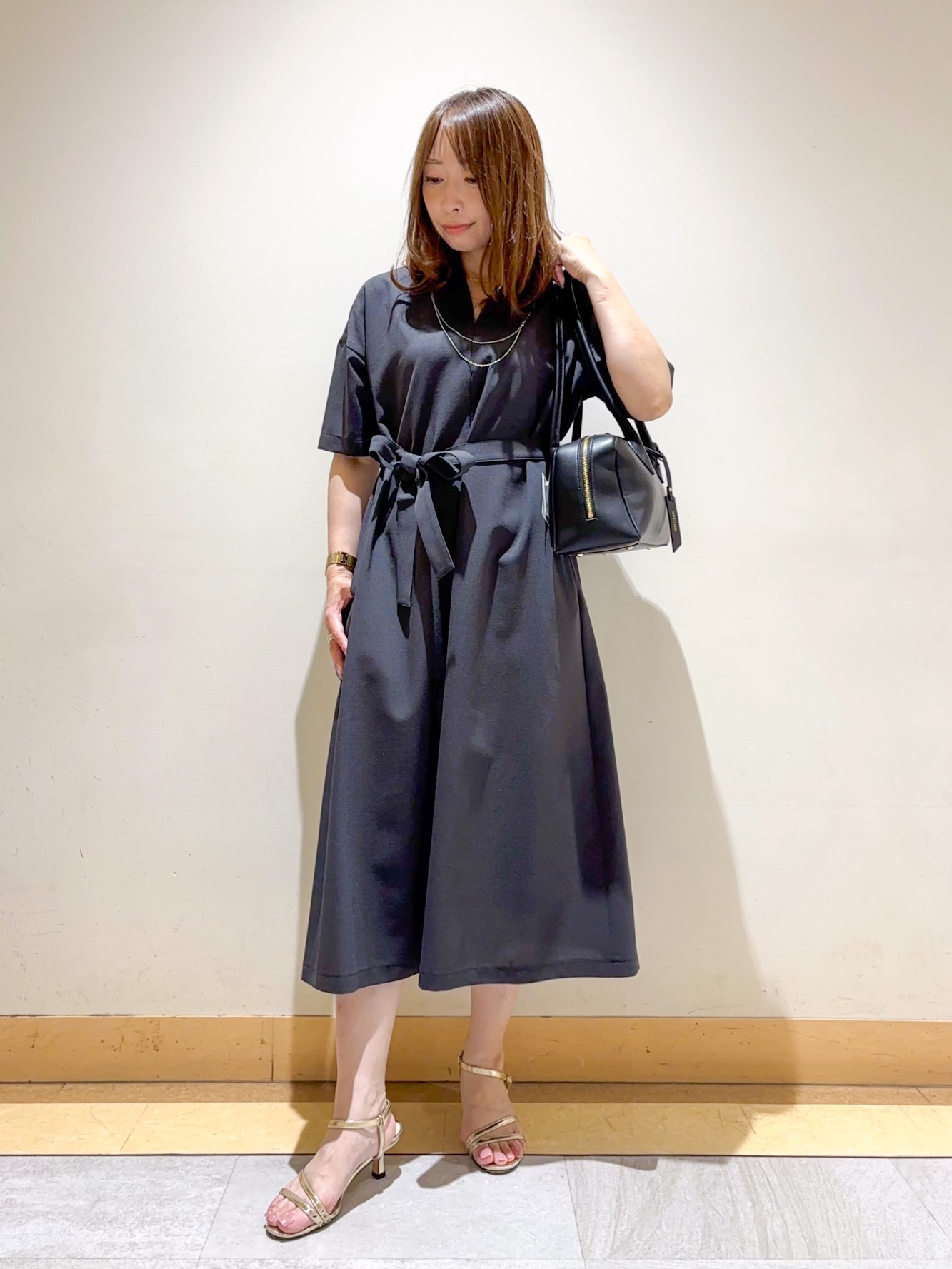 sattoさんの「UNTITLED｜【UVカット/接触冷感/通気性】エアリークールワンピース」を使ったコーディネート