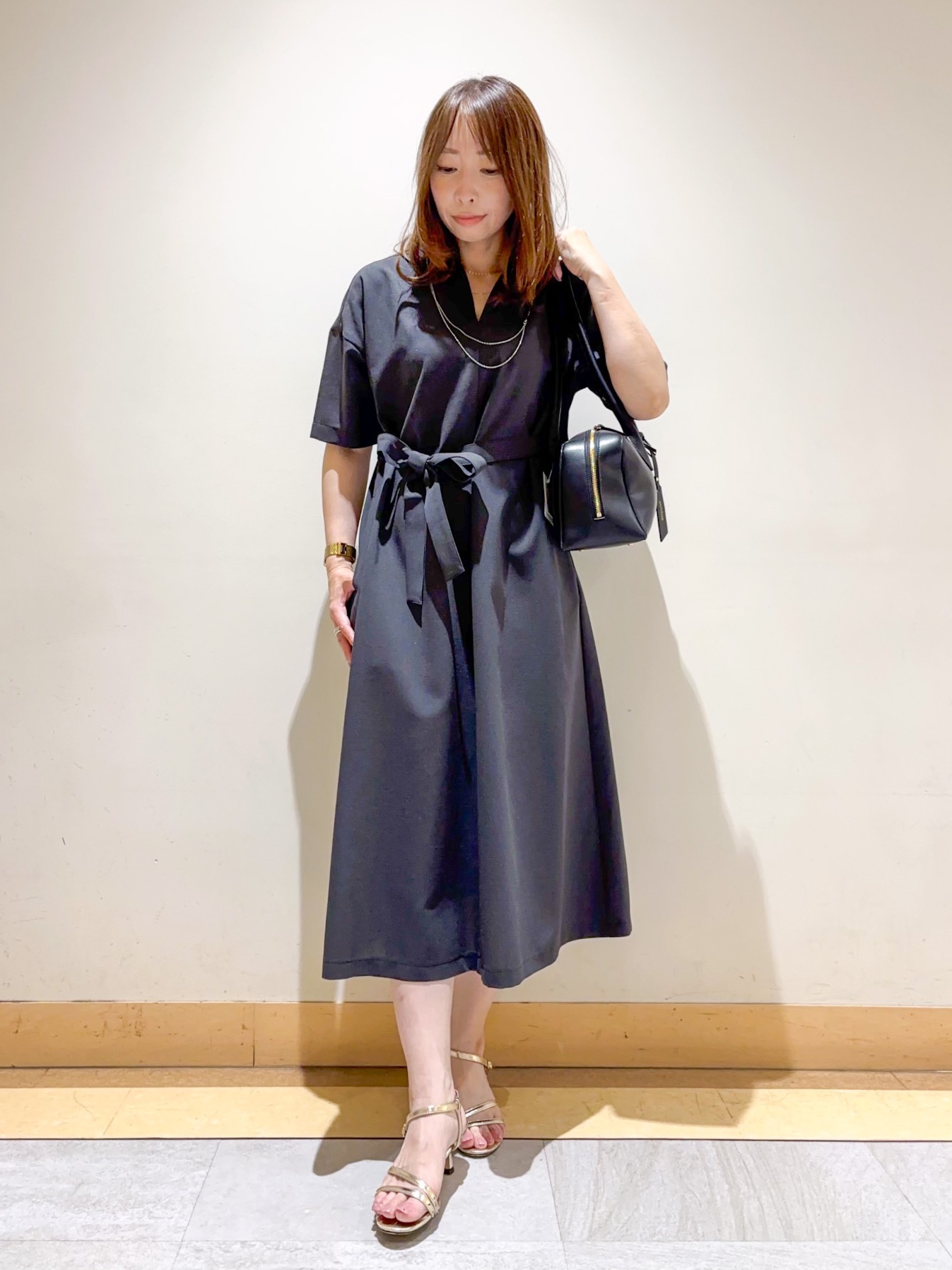 sattoさんの「UNTITLED｜【UVカット/接触冷感/通気性】エアリークールワンピース」を使ったコーディネート