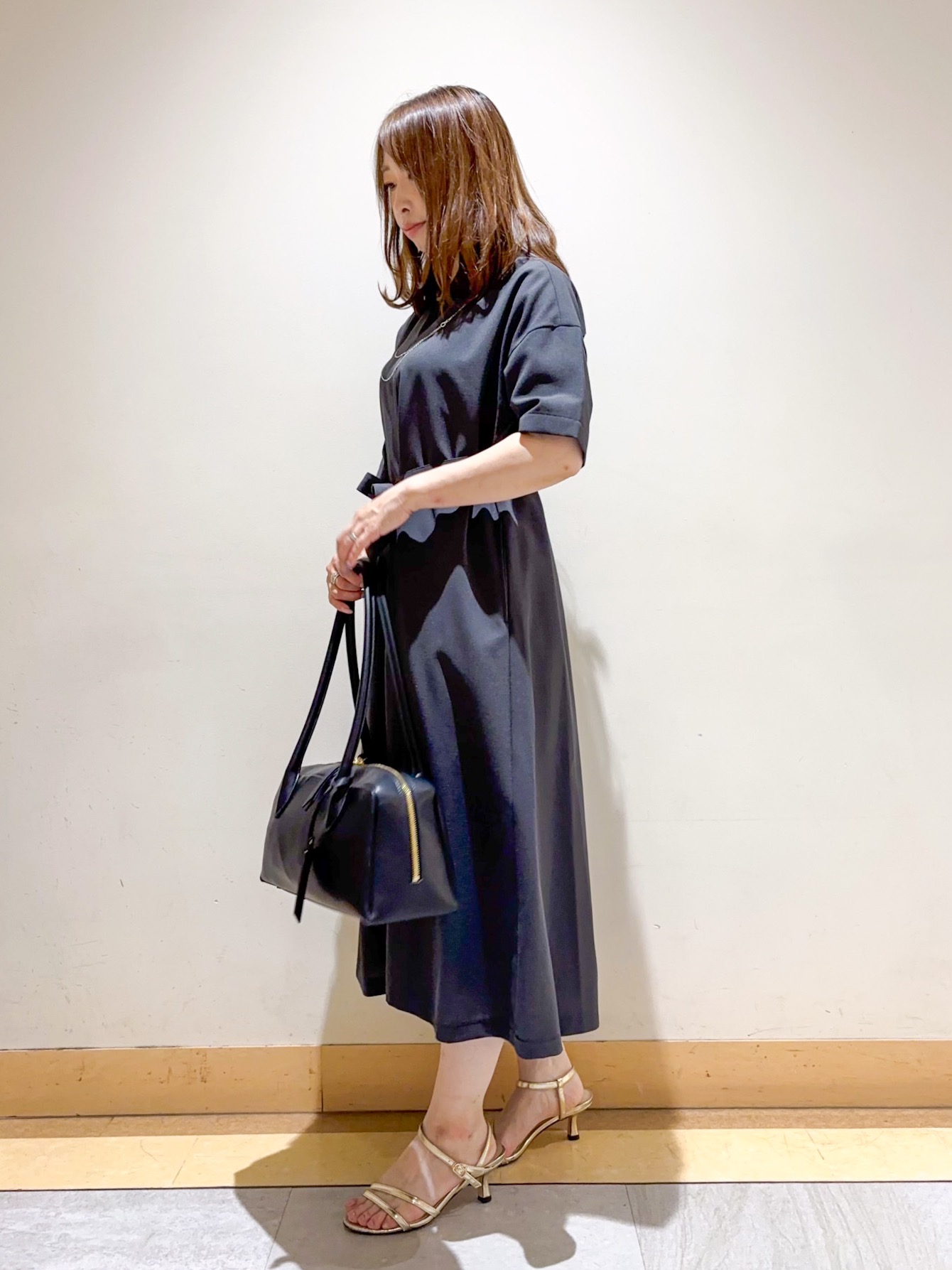 sattoさんの「UNTITLED｜【UVカット/接触冷感/通気性】エアリークールワンピース」を使ったコーディネート