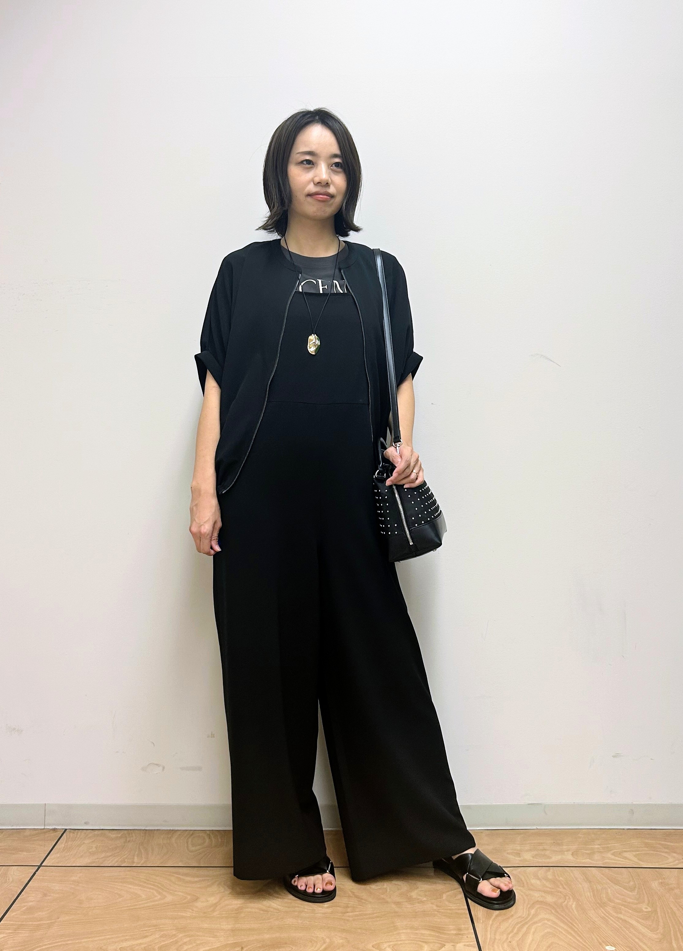 レイさんの「INDIVI｜【夏羽織り/着る日傘】ドルマンフォルムブルゾン」を使ったコーディネート