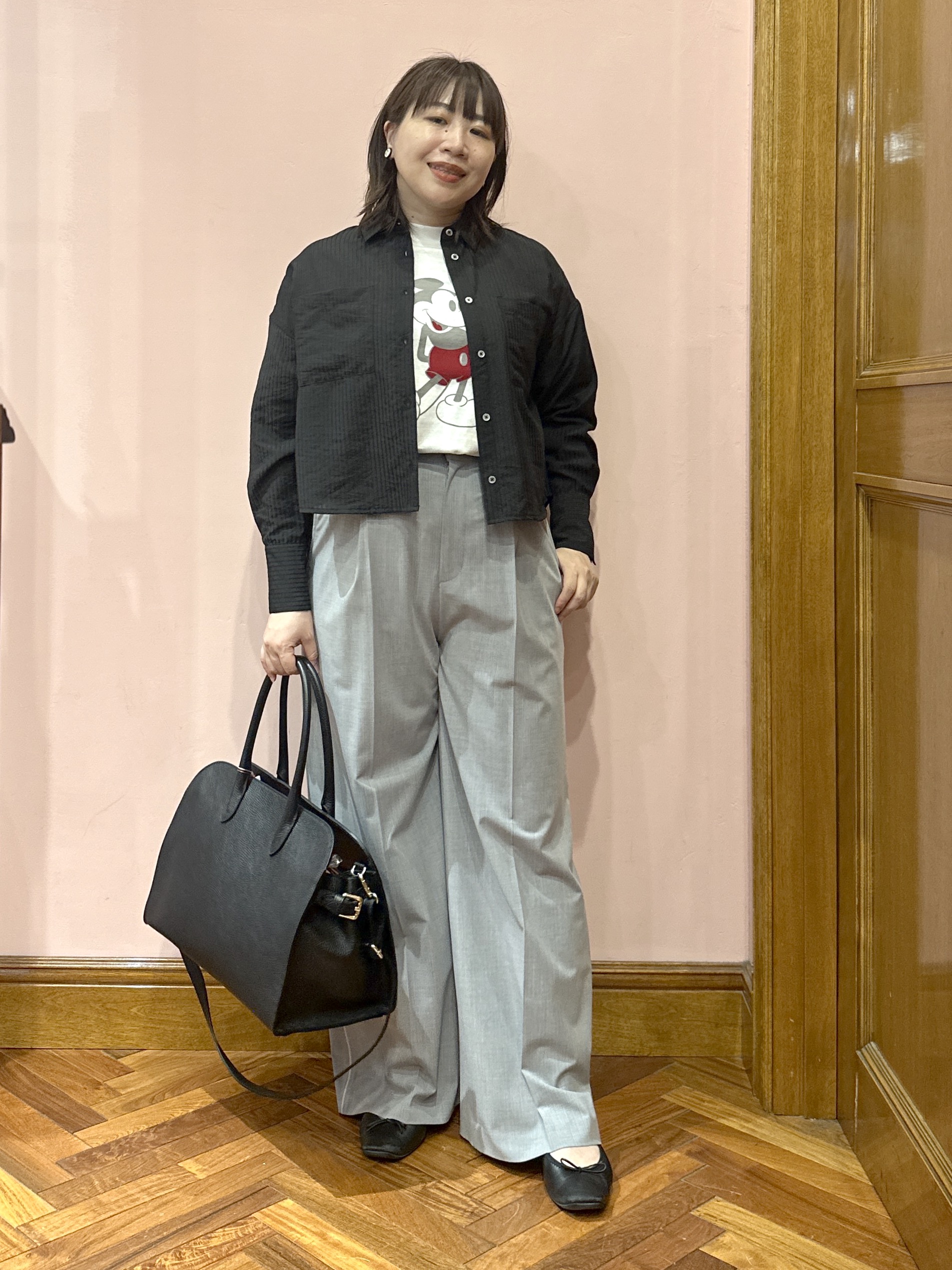 komatsuさんの「DRESSTERIOR｜【セットアップ可/ウォッシャブル】ストライプ2WAYストレッチ サイドラインパンツ」を使ったコーディネート