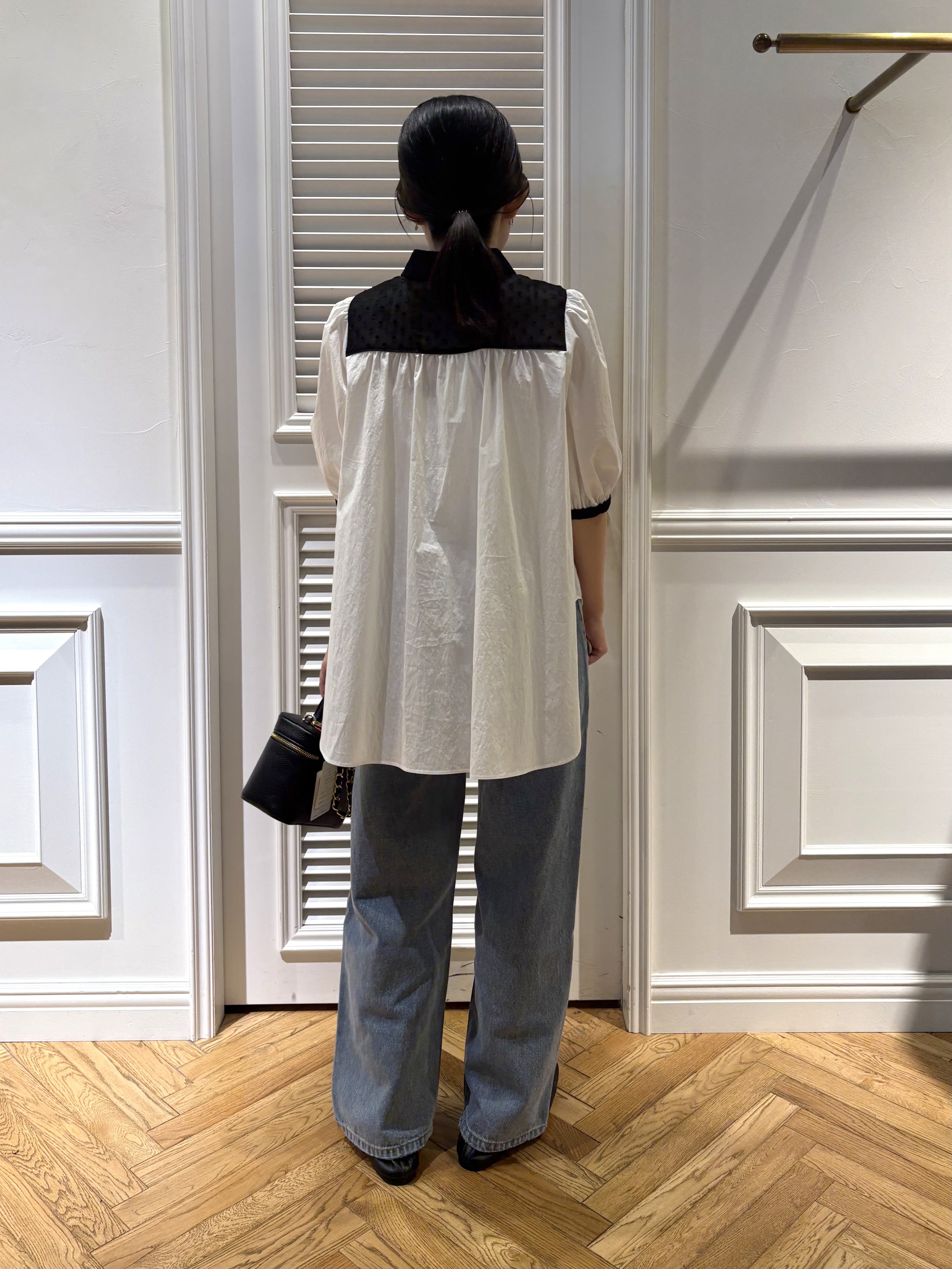 cocoさんの「DRESSTERIOR｜【着映え】パフスリーブ ブザムブラウス」を使ったコーディネート