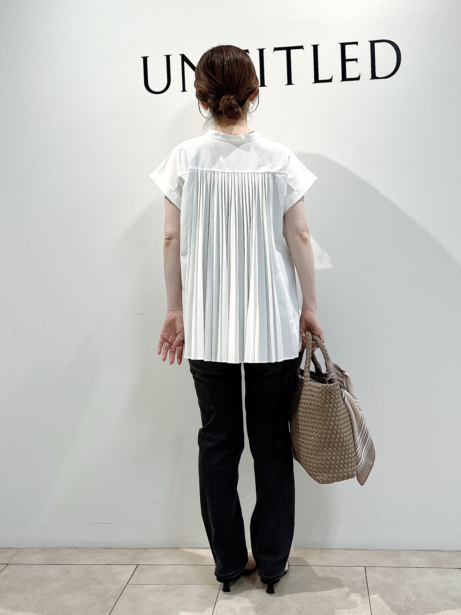 hayaさんの「UNTITLED｜【新色追加/人気デニム】MAKE&times;DENIMスリムストレート」を使ったコーディネート