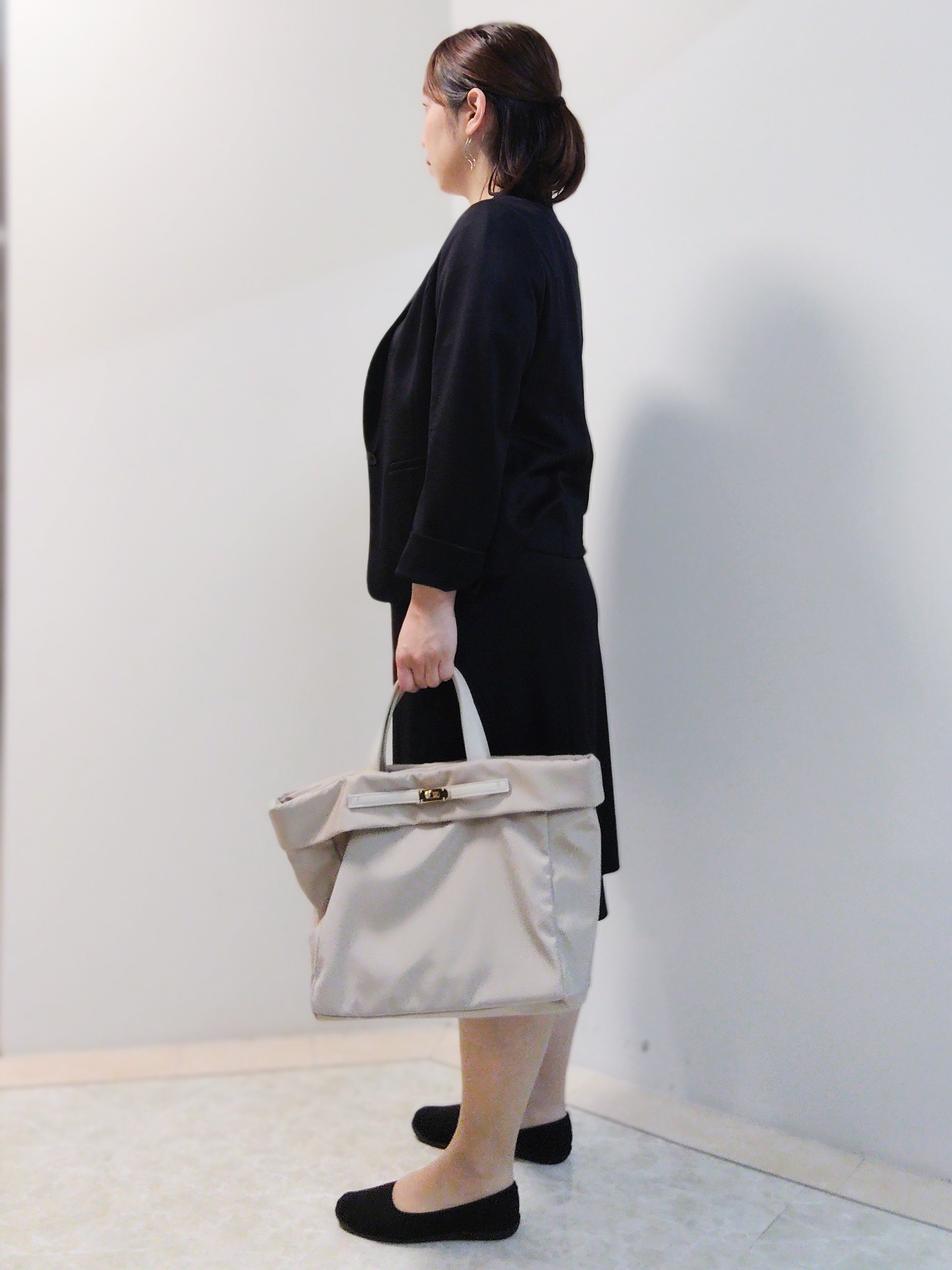 エリさんの「Reflect｜【SS-4Lサイズ／UVカット／接触冷感】匠ジャケット／ベーシックテーラード」を使ったコーディネート