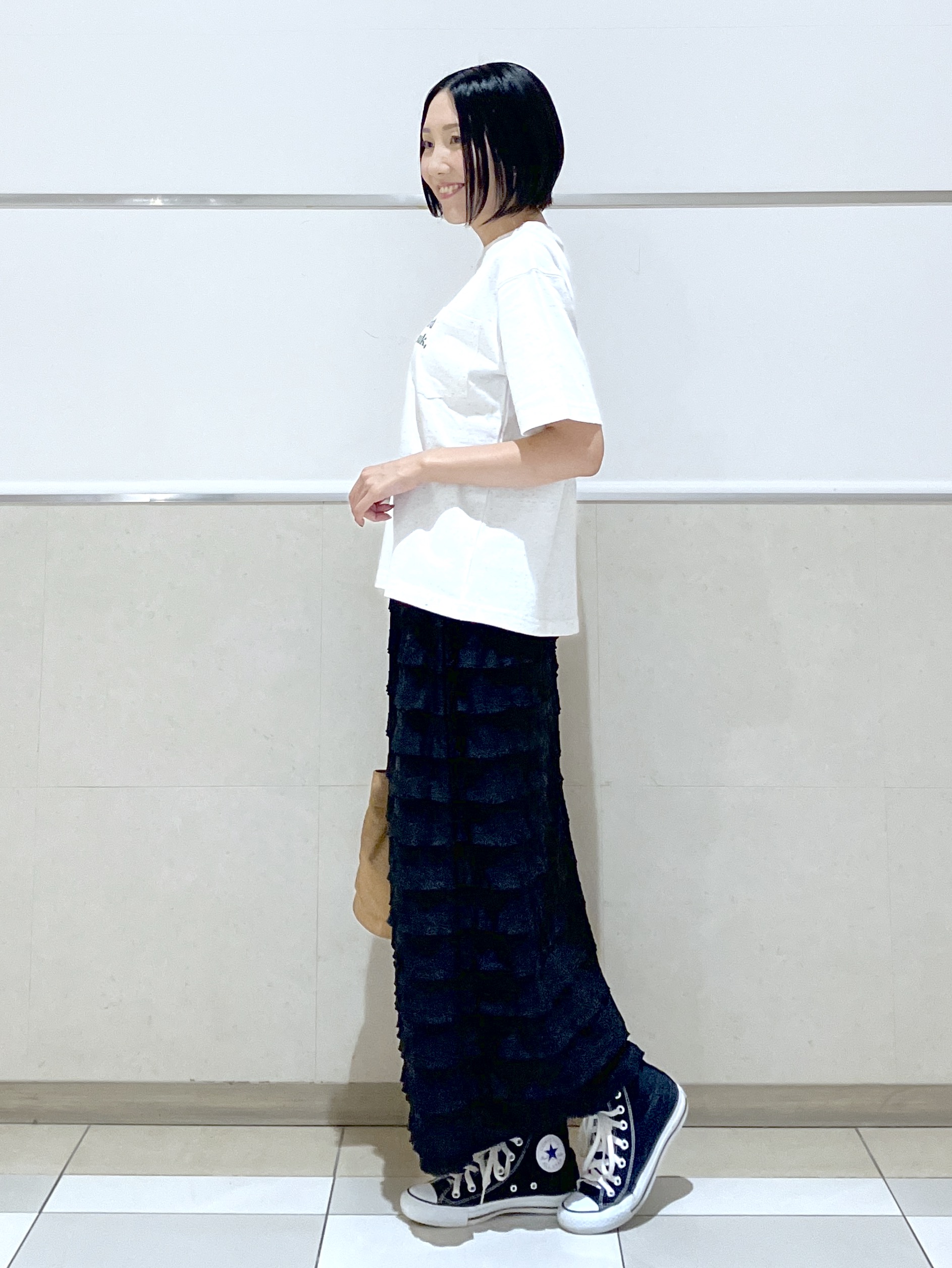 eriko さんの「Dessin｜カラーネップ ポケットTシャツ」を使ったコーディネート