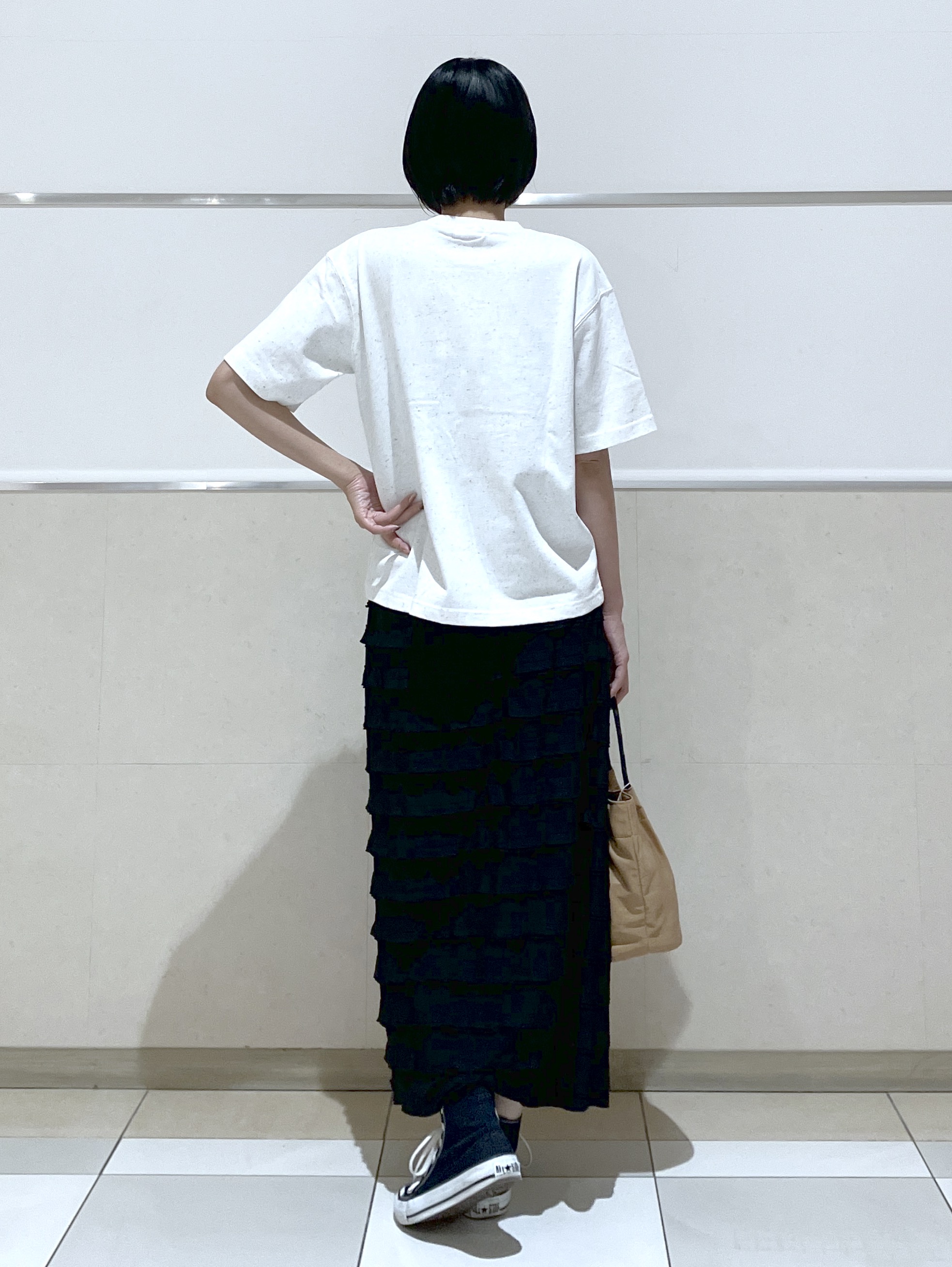 eriko さんの「Dessin｜カラーネップ ポケットTシャツ」を使ったコーディネート