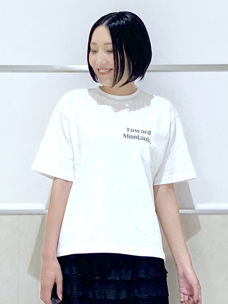 eriko さんの「Dessin｜カラーネップ ポケットTシャツ」を使ったコーディネート