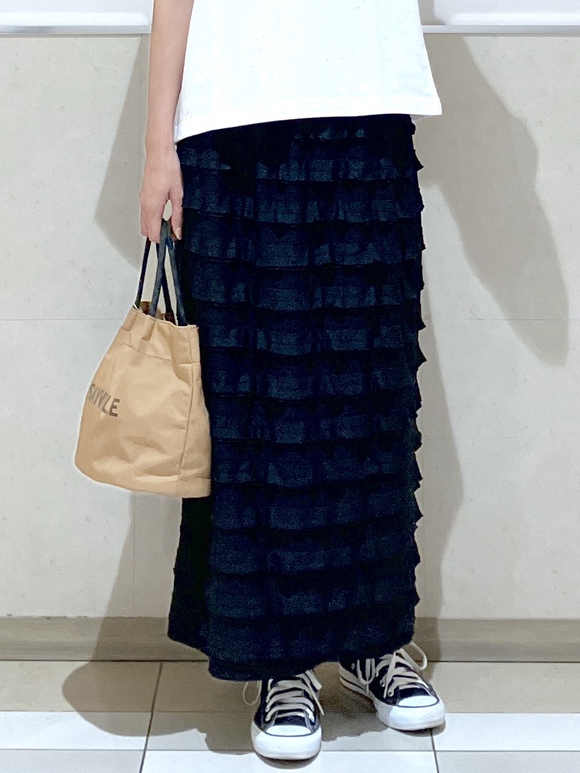 eriko さんの「Dessin｜カラーネップ ポケットTシャツ」を使ったコーディネート