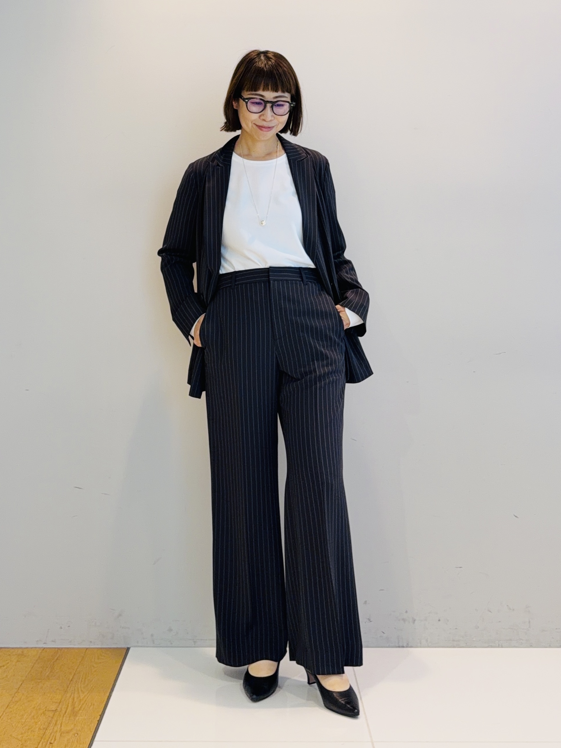 murayamaさんの「INDIVI｜【新作登場！着る日傘】 ダブルジャケット」を使ったコーディネート