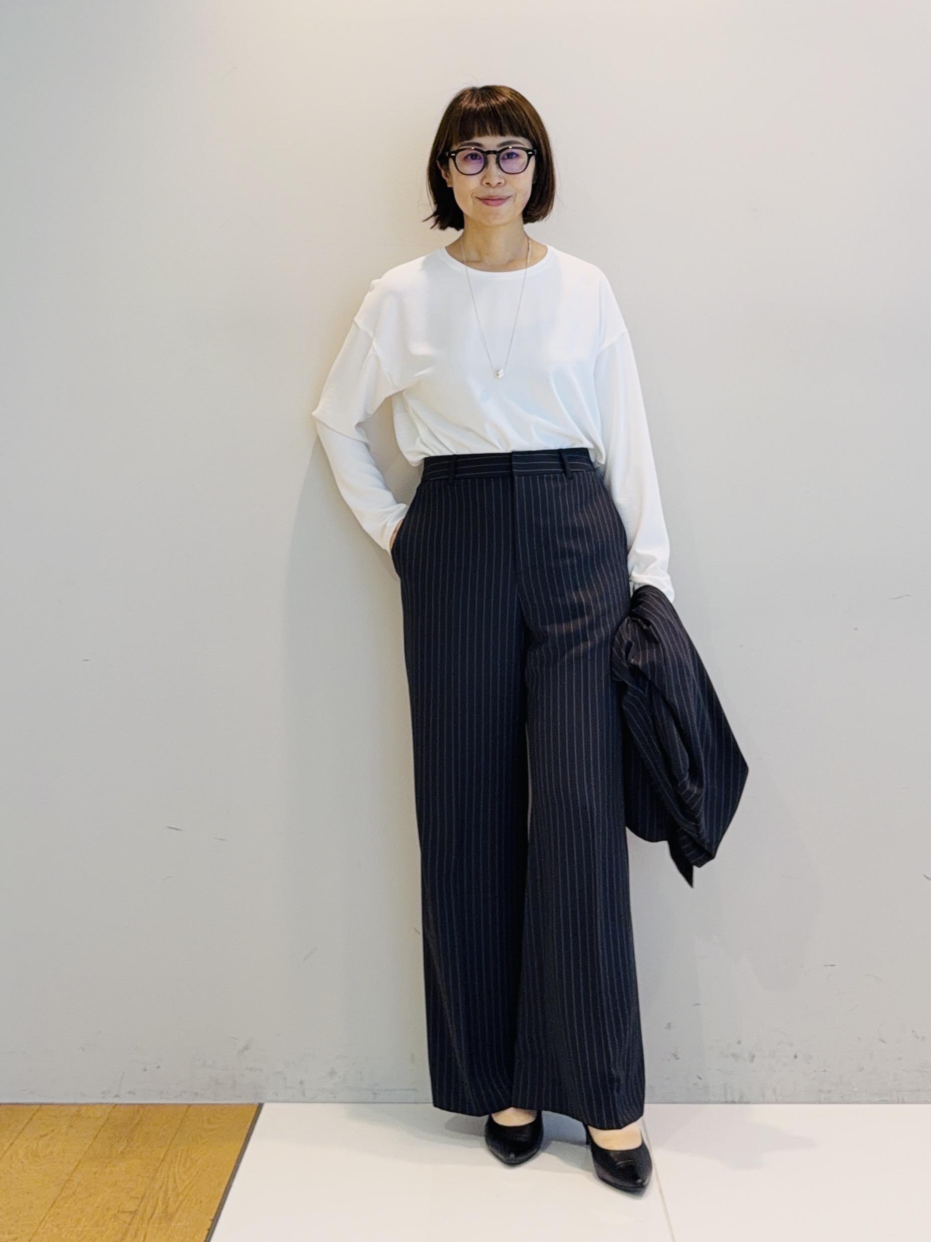 murayamaさんの「INDIVI｜【新作登場！着る日傘】 ダブルジャケット」を使ったコーディネート