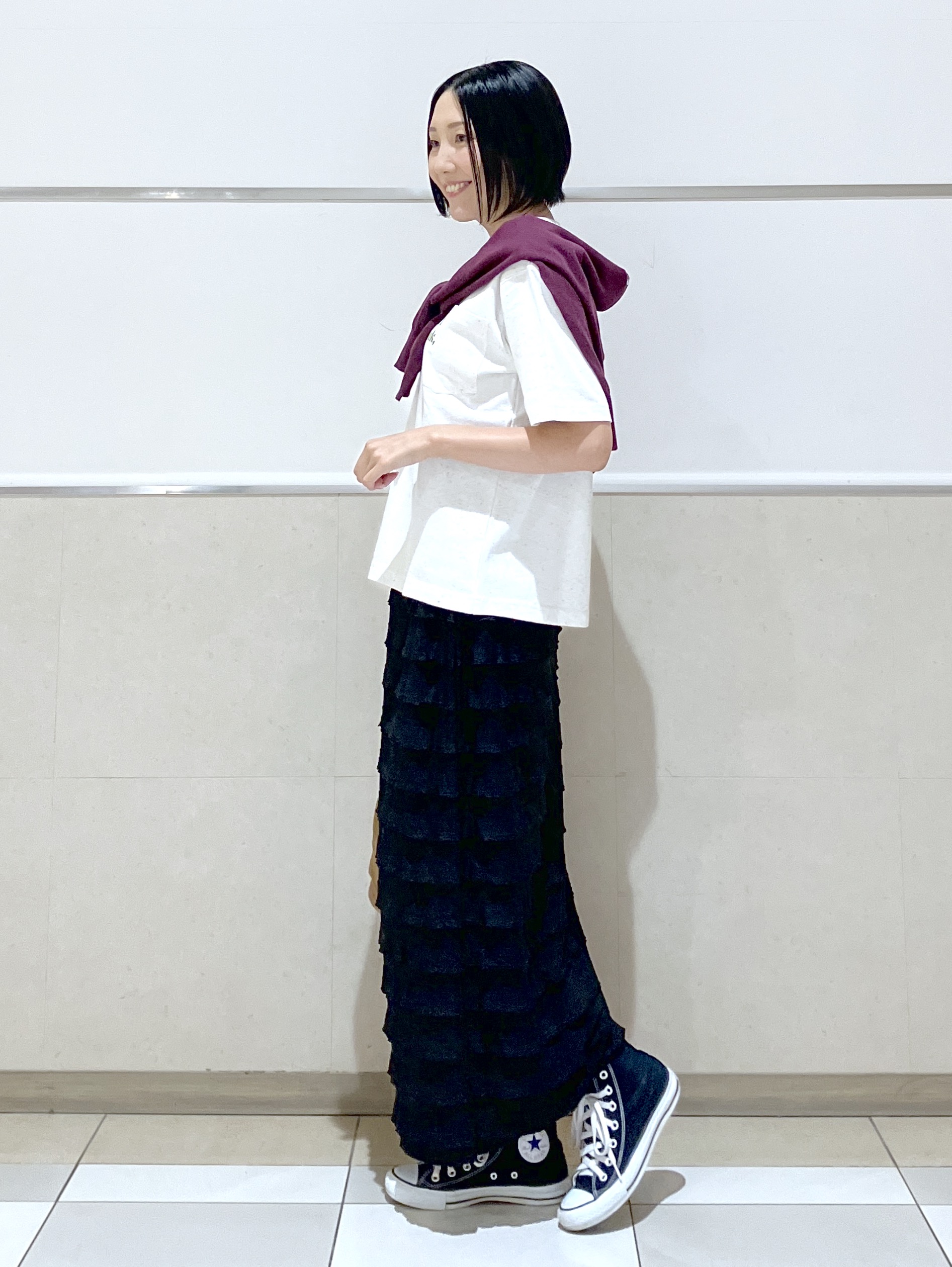 eriko さんの「Dessin｜カラーネップ ポケットTシャツ」を使ったコーディネート