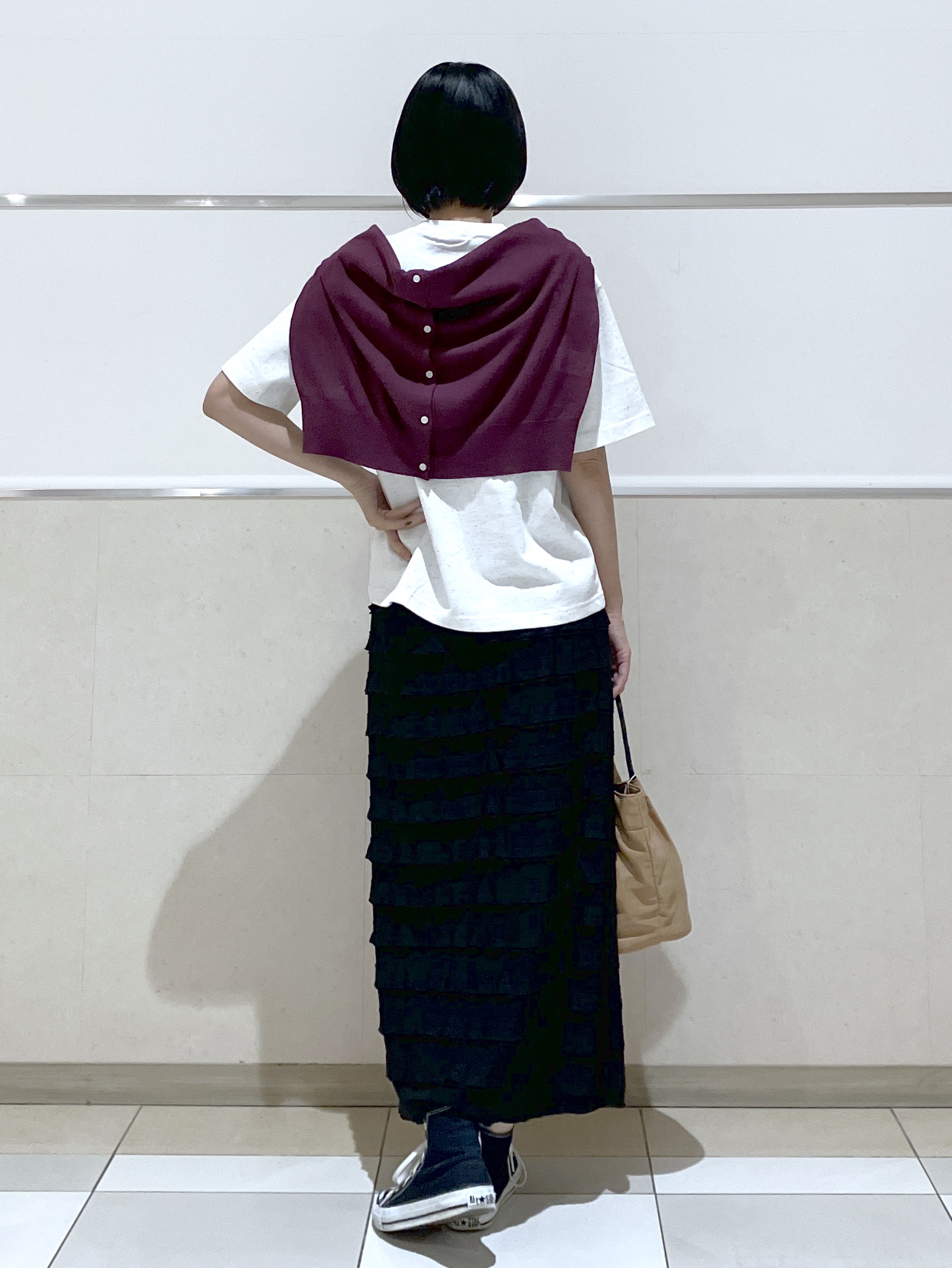 eriko さんの「Dessin｜カラーネップ ポケットTシャツ」を使ったコーディネート