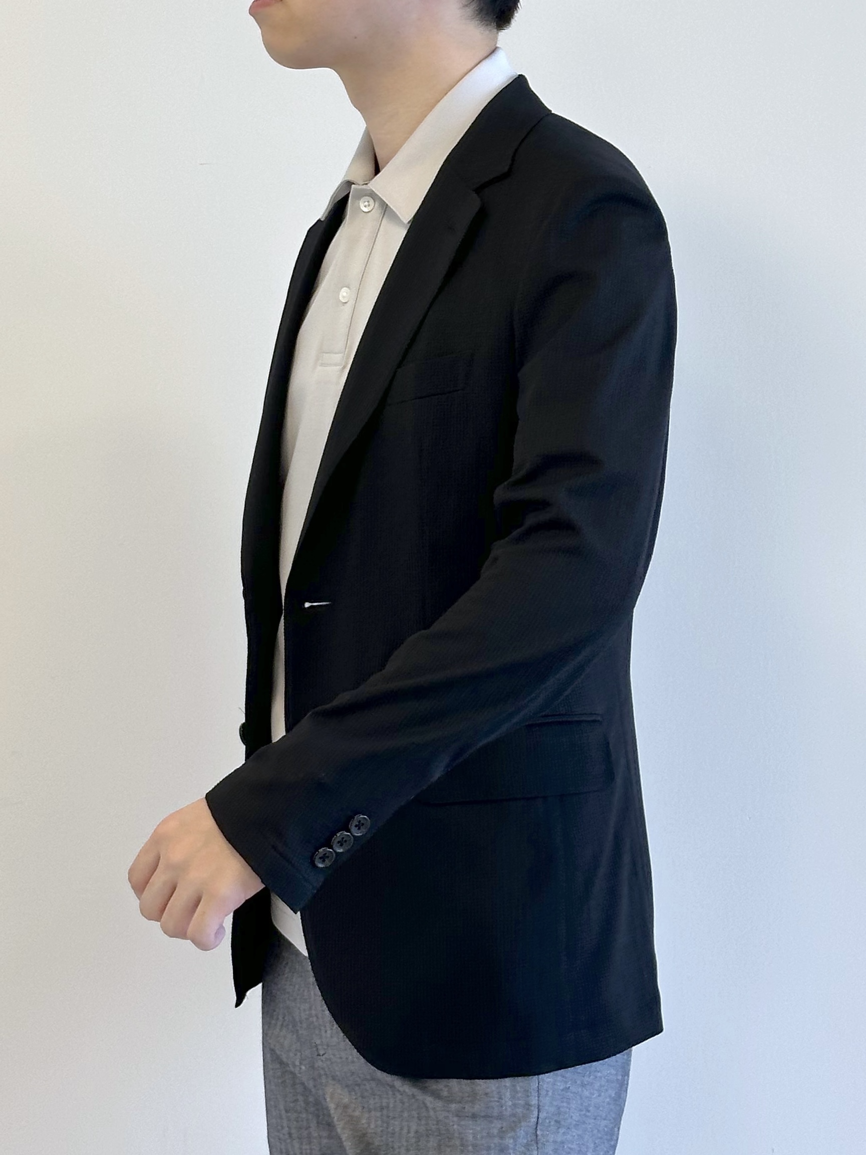 イッシーさんの「TAKEO KIKUCHI｜【Begin5月号掲載/通気性】トリコットサッカー ジャケット」を使ったコーディネート