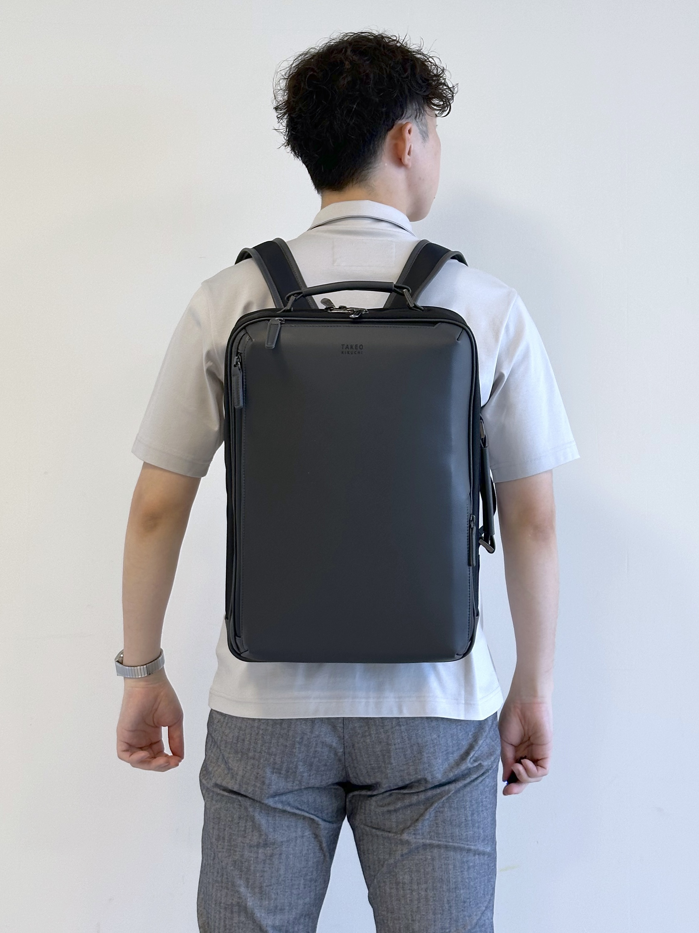イッシーさんの「TAKEO KIKUCHI｜【Begin5月号掲載/通気性】トリコットサッカー ジャケット」を使ったコーディネート