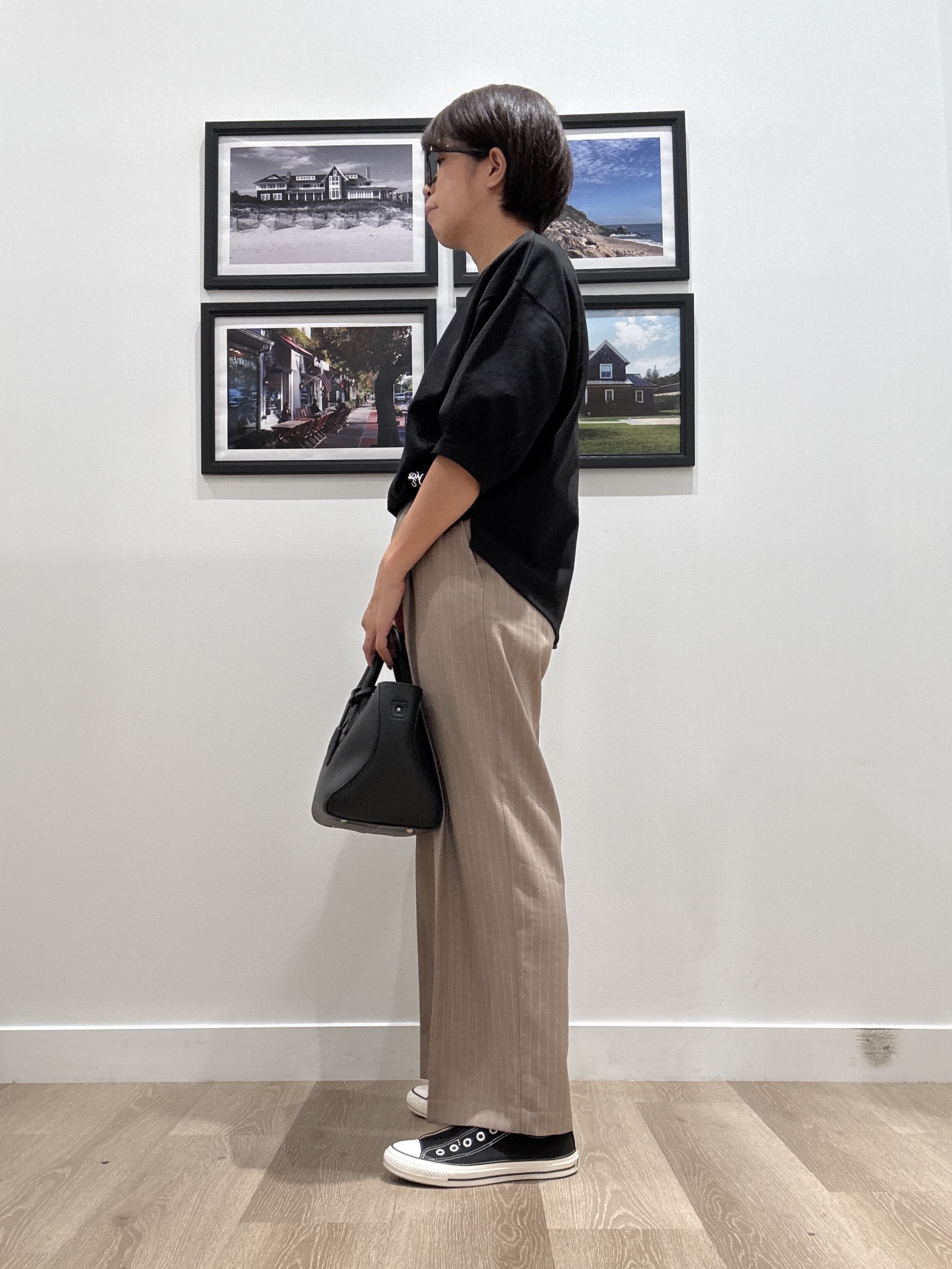 Naoさんの「Dessin｜バックヘンリーカットソー5分袖」を使ったコーディネート