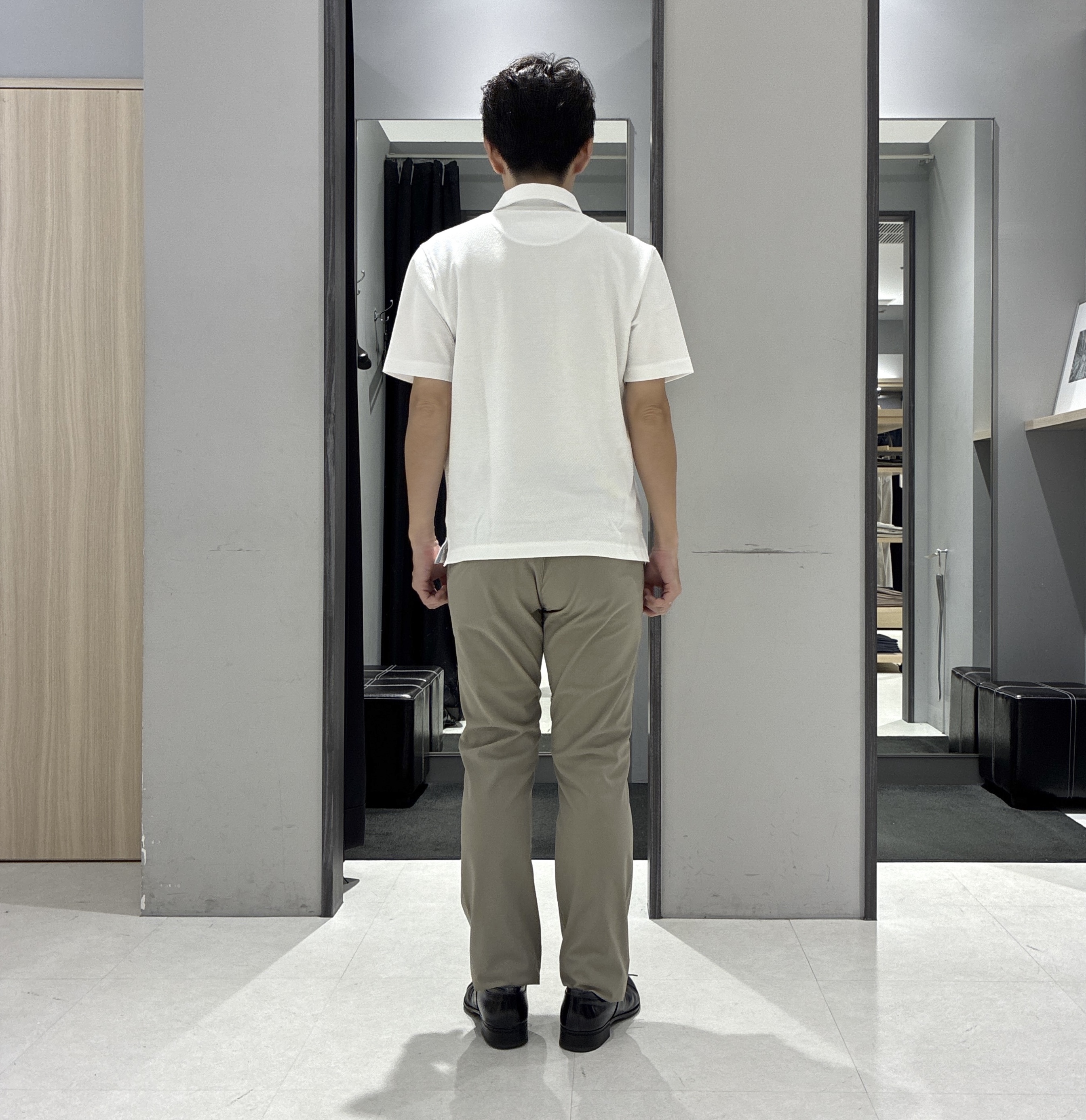 わいずみさんの「TAKEO KIKUCHI｜【抗菌防臭】ステイフレッシュ ポロシャツ」を使ったコーディネート