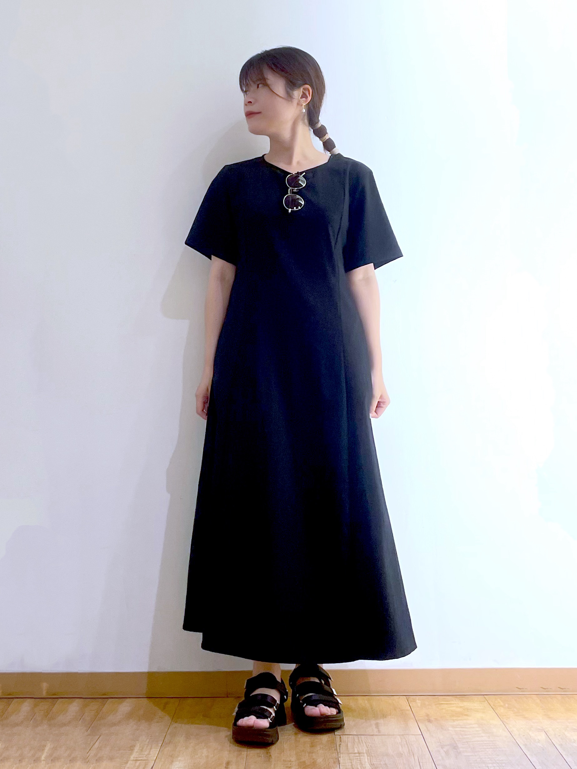 かのさんの「SHOO･LA･RUE｜【通気性〇/S-LL/洗濯機可】大人のきちんとベーシックシャツ」を使ったコーディネート