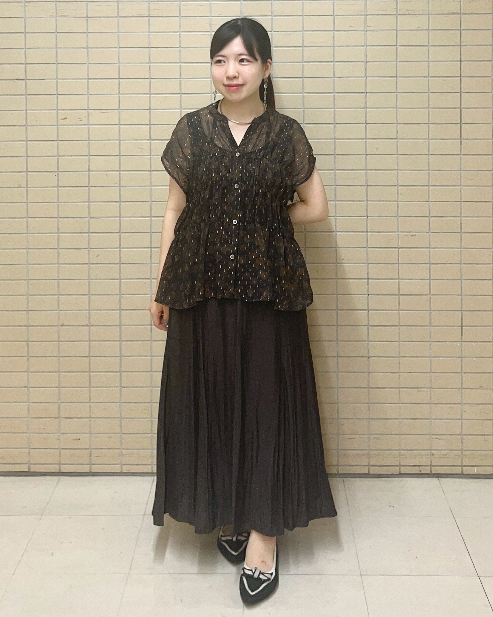 Mitsukiさんの「UNTITLED｜ヴィンテージドットブラウス」を使ったコーディネート
