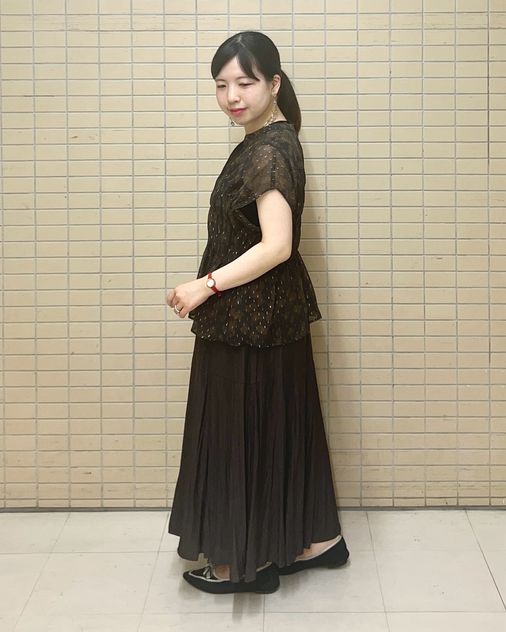 Mitsukiさんの「UNTITLED｜ヴィンテージドットブラウス」を使ったコーディネート