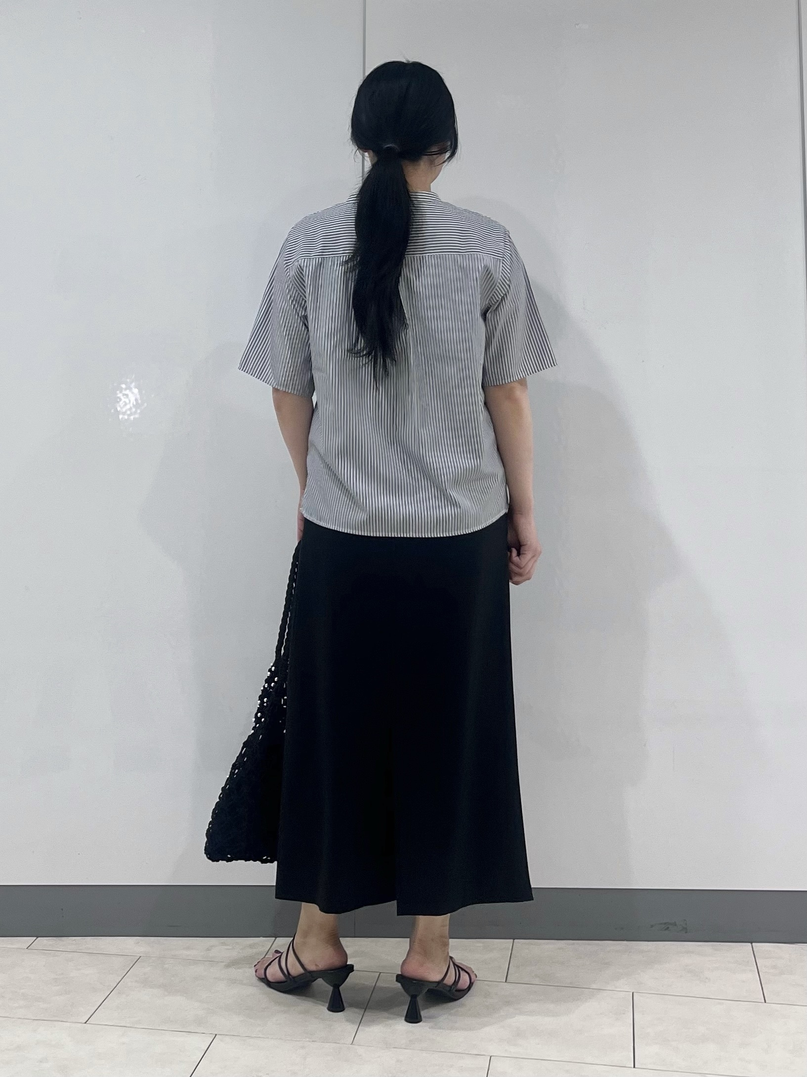 hasuさんの「INDIVI｜【UVケア／吸汗速乾／着映え】フリルピンタックブラウス」を使ったコーディネート