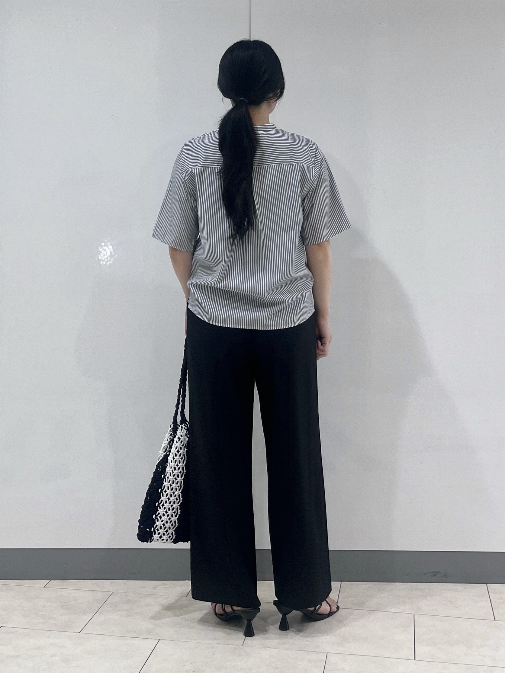 hasuさんの「INDIVI｜【UVケア／吸汗速乾／着映え】フリルピンタックブラウス」を使ったコーディネート
