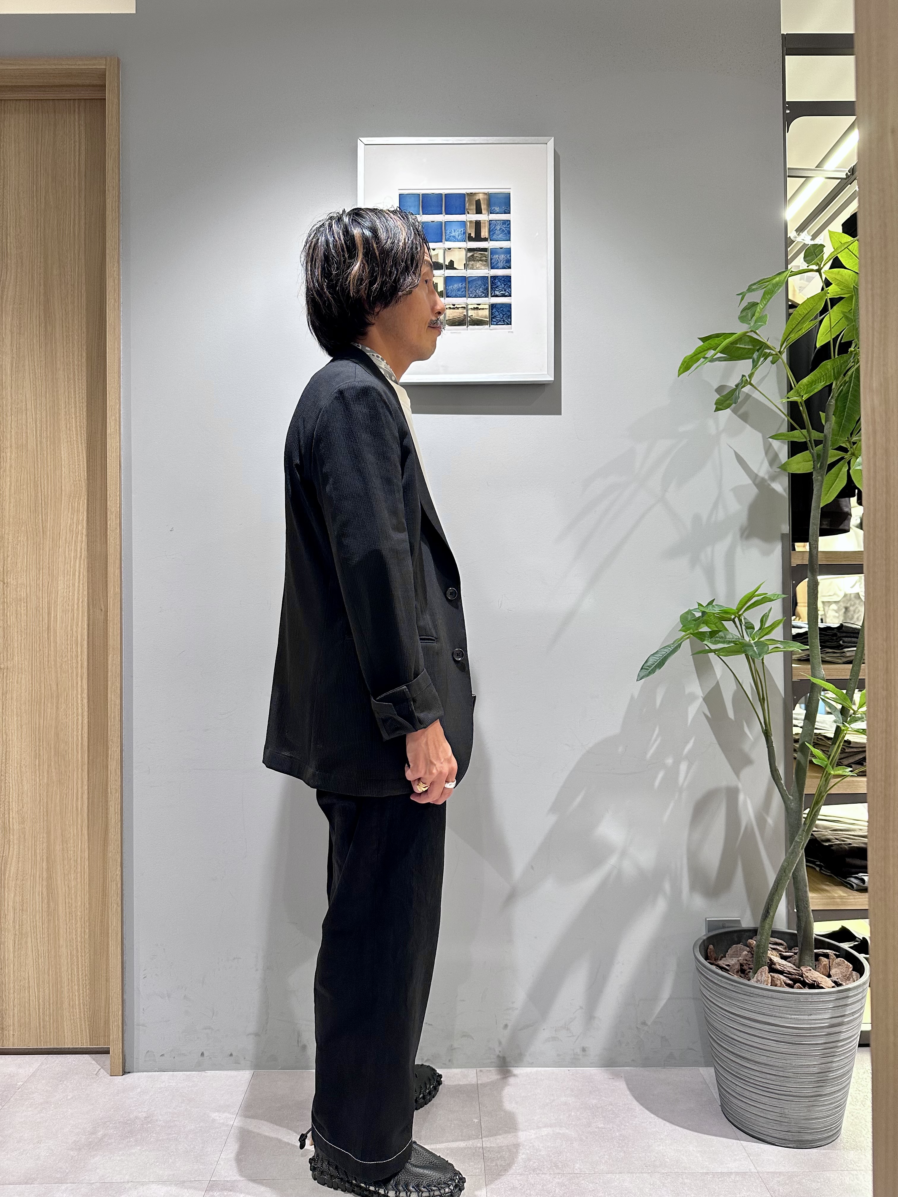obaさんの「TAKEO KIKUCHI｜【Begin5月号掲載/通気性】トリコットサッカー ジャケット」を使ったコーディネート
