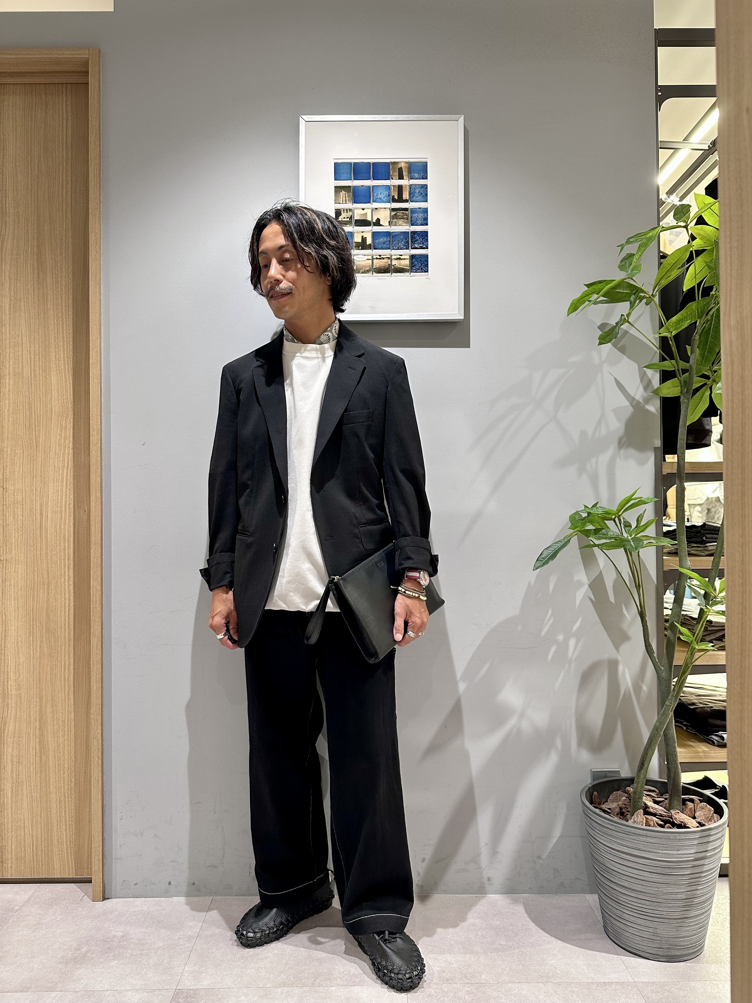 obaさんの「TAKEO KIKUCHI｜【Begin5月号掲載/通気性】トリコットサッカー ジャケット」を使ったコーディネート